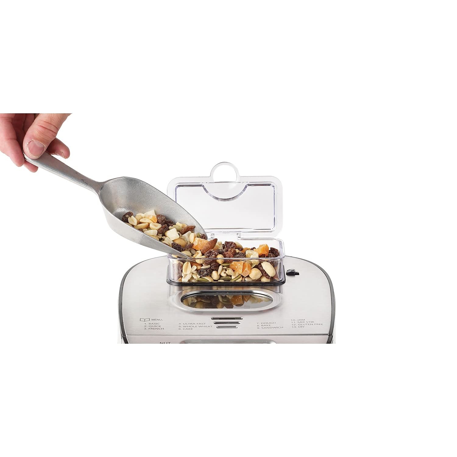 Stafrit - Bread Maker, 13 Baking Options, 1.5 or 2 Pound, 550 Watts, Stainless Steel