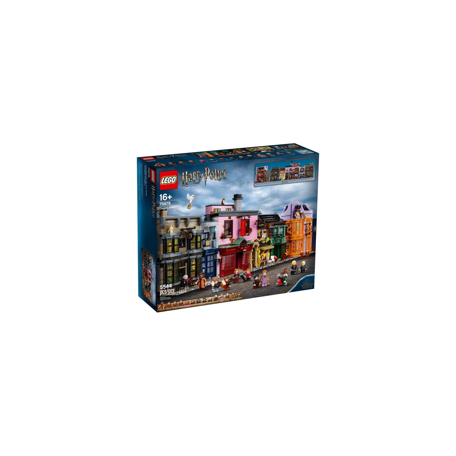 LEGO Harry Potter : Chemin de Traverse - Ensemble de construction de 5544 pièces [LEGO, no 75978, 16 ans et plus]
