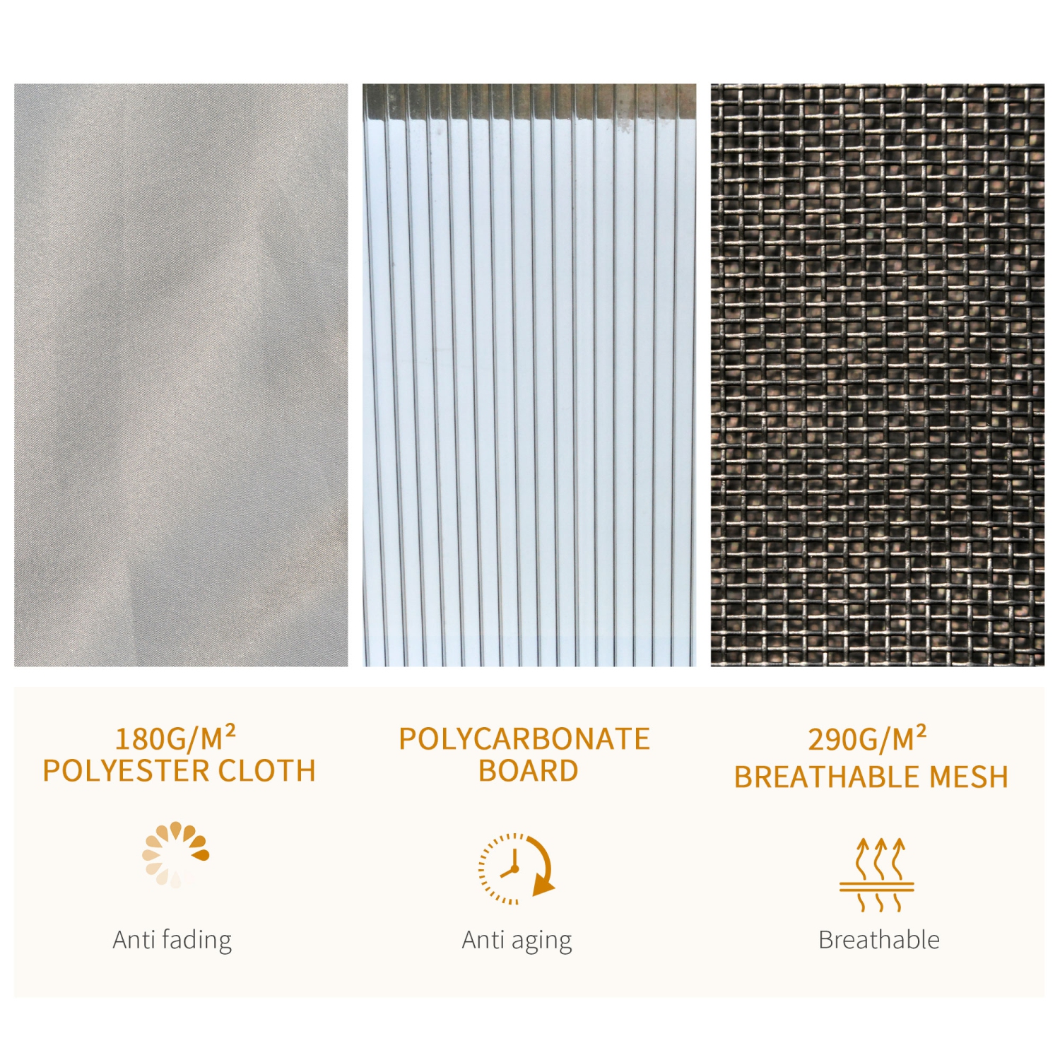 Outsunny 10' x 12' Hardtop Gazebo Canopy with Polycarbonate Double Roof, Aluminum Frame, Permanent Pavilion Outdoor Gazebo with Netting and Curtains