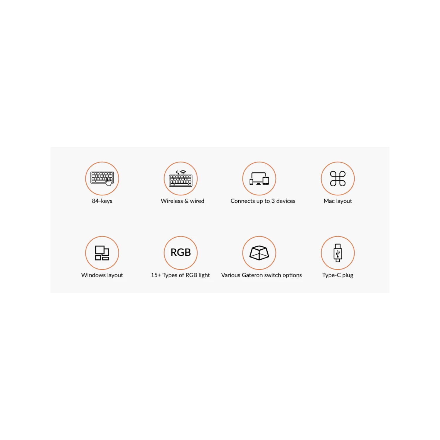 Keychron K2 V2 RGB Wireless Mechanical Gaming Keyboard – 75% Layout, Gateron Red Switches – Compatible with Windows, macOS, Linux & Android, Black