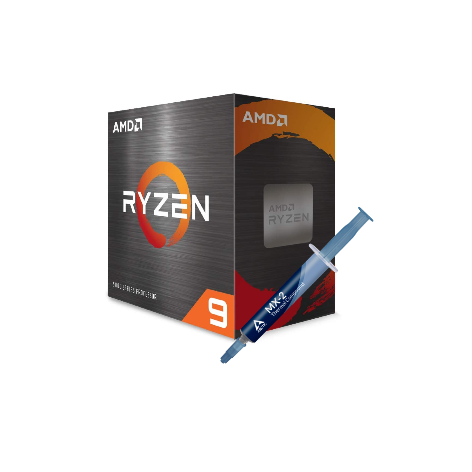 AMD Ryzen 9 5950X 4th Gen 16-core, 32-threads Unlocked Desktop Processor Without Cooler + Arctic MX-2 Thermal Compound 4g