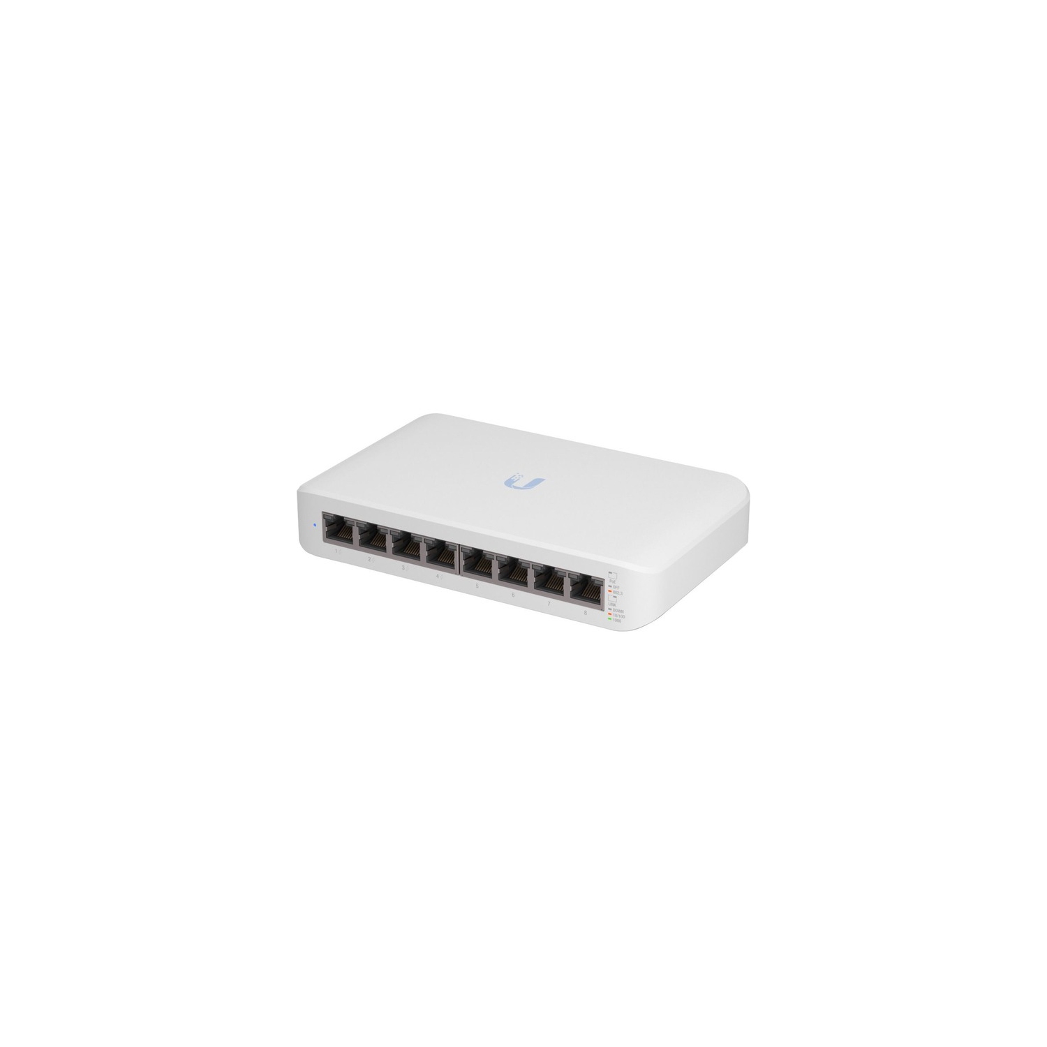 Ubiquiti UniFi Switch Lite Managed 8-port Gigabit Ethernet Switch with 4-port Auto-Sensing 802.3at PoE+ - White