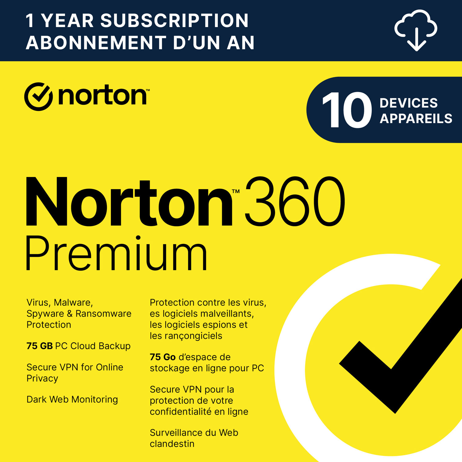 Norton 360 Premium - 10 Devices - Digital Download