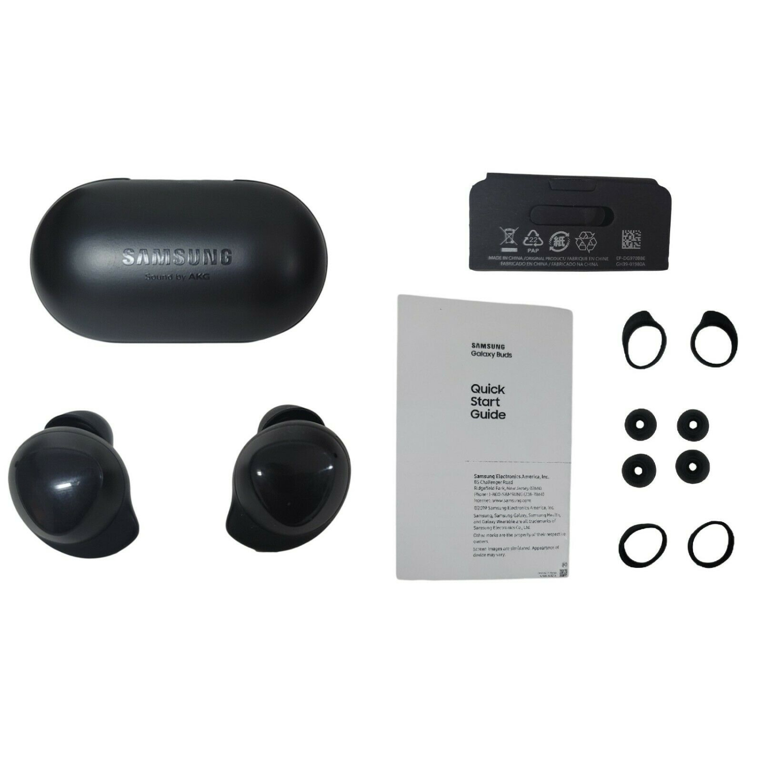 Refurbished (Good) SAMSUNG Galaxy Buds SM-R170 True Wireless Bluetooth Earbuds (Black)