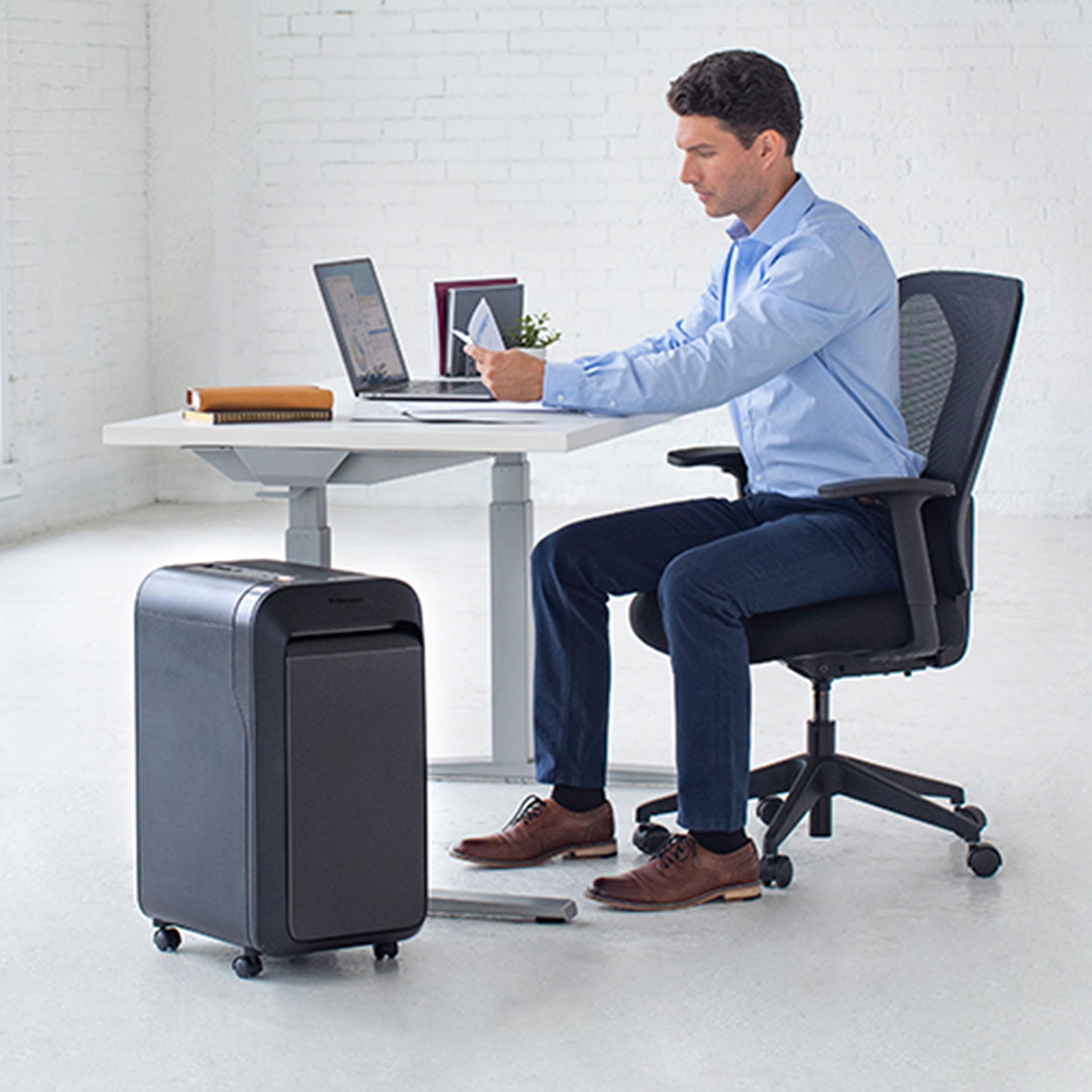 Déchiqueteuse Powershred à coupe croisée de 20 feuilles de Fellowes