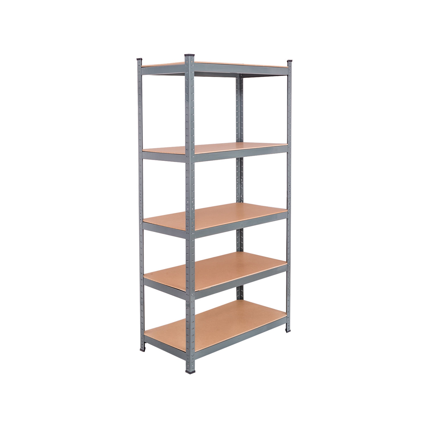 Gymax 72'' Heavy Duty Steel 5 Level Garage Shelf Metal Storage Adjustable Shelves Unit