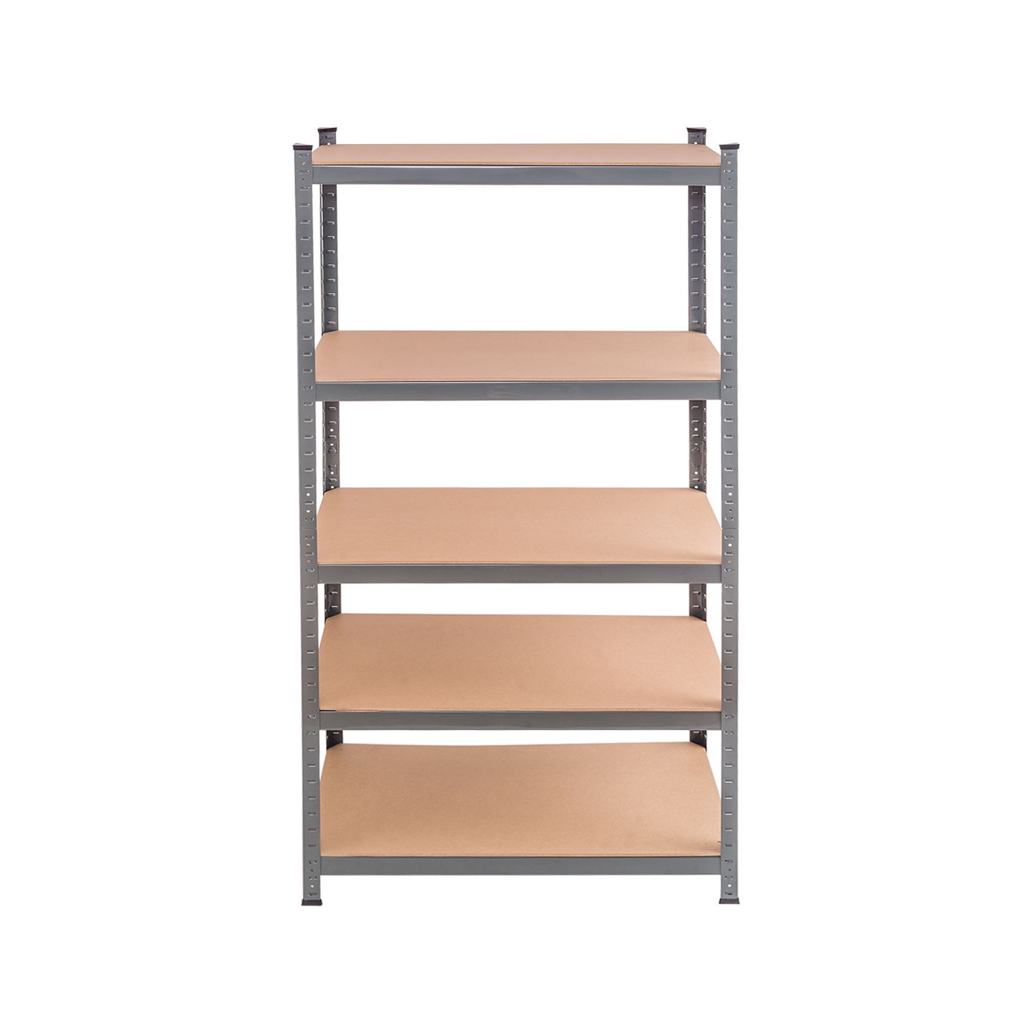 Gymax 72'' Heavy Duty Steel 5 Level Garage Shelf Metal Storage Adjustable Shelves Unit