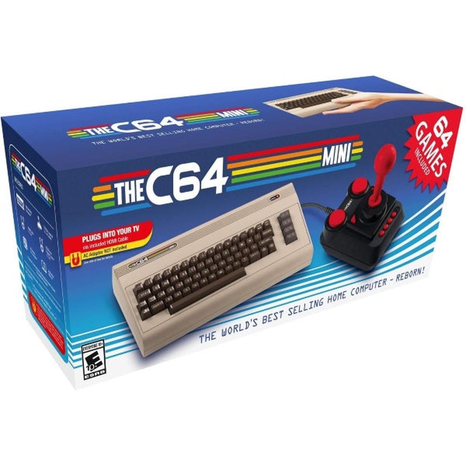 La mini console de commodore C64 + manette [console de jeu vidéo rétro]