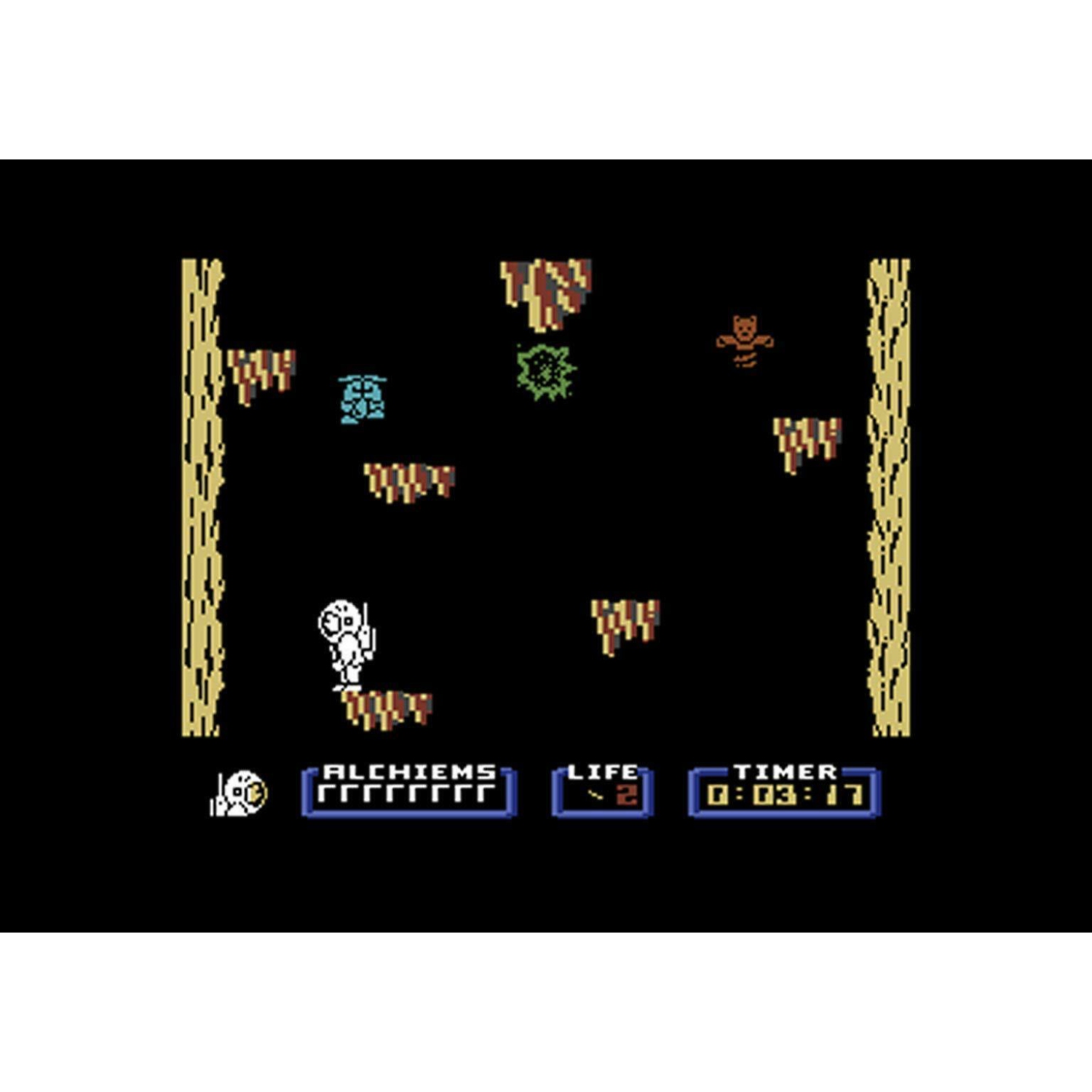 La mini console de commodore C64 + manette [console de jeu vidéo rétro]