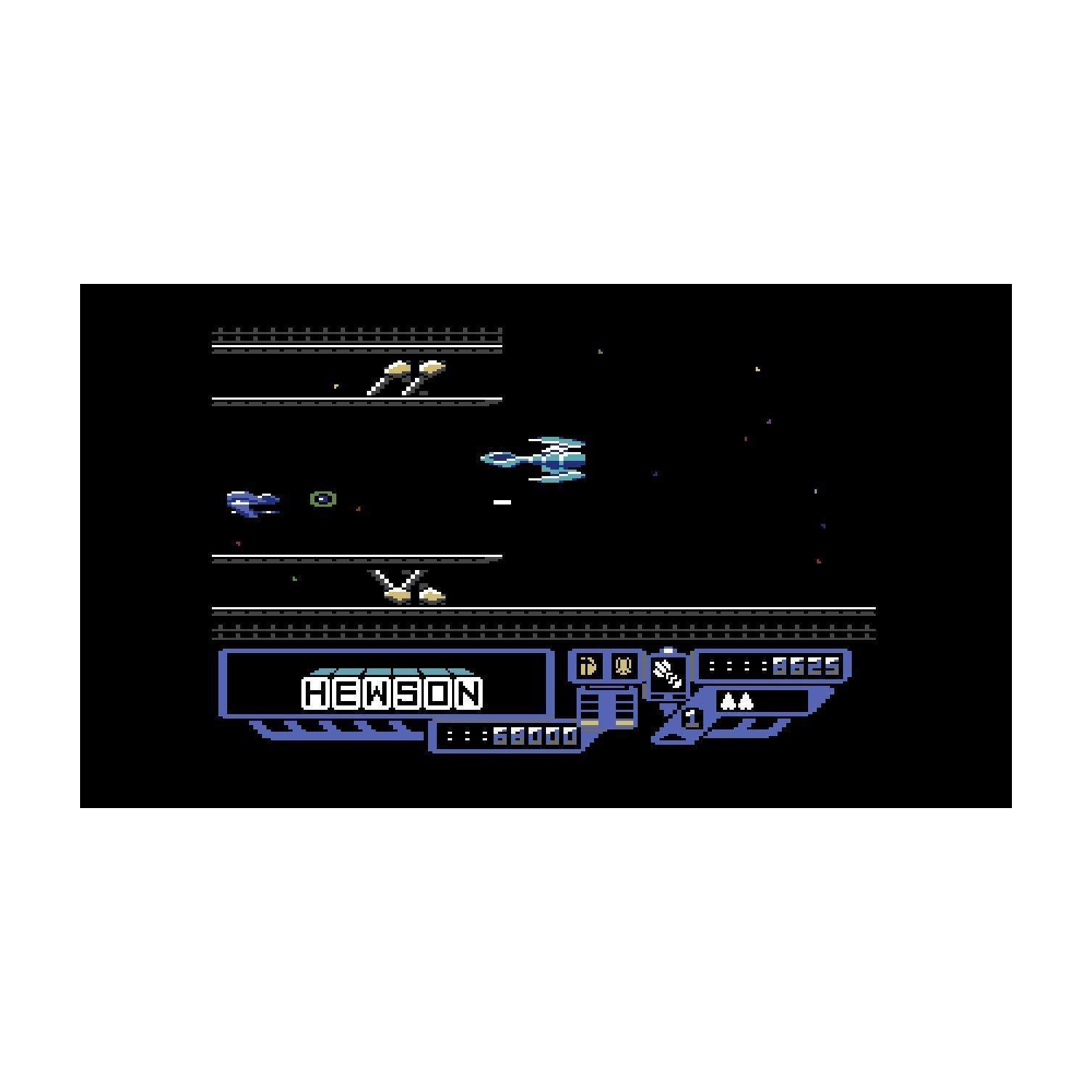 La mini console de commodore C64 + manette [console de jeu vidéo rétro]