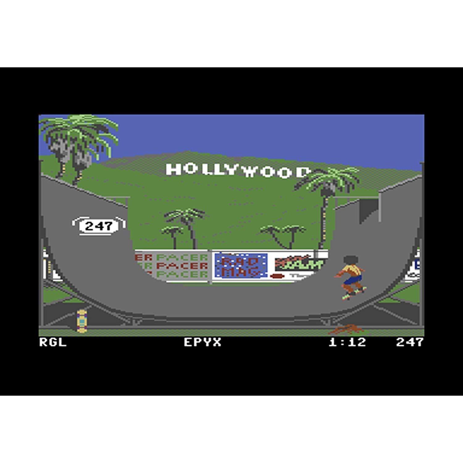 La mini console de commodore C64 + manette [console de jeu vidéo rétro]