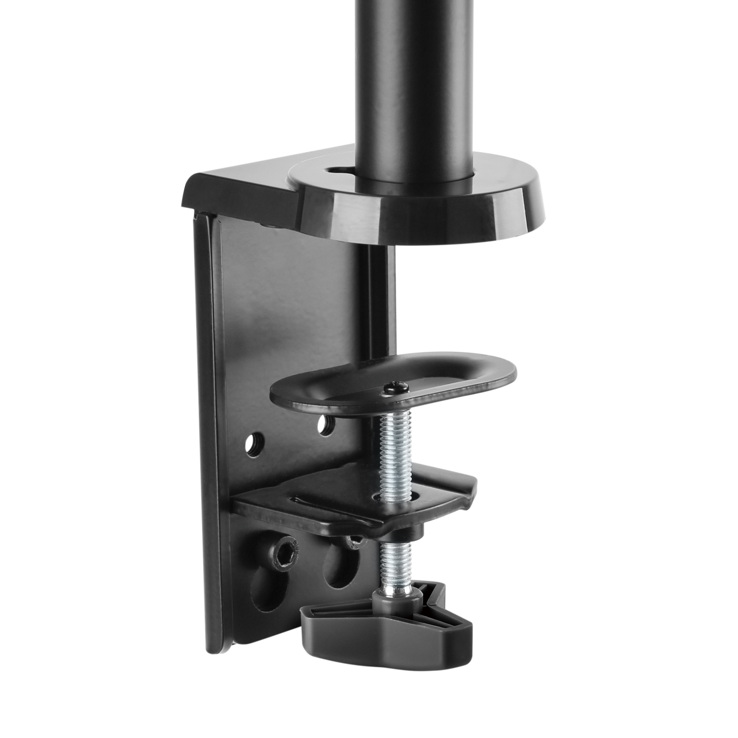 Support ergonomique à ressort pneumatique pour support de moniteur ACL double bras articulé de bureau Uplite pour 1 écran jusqu’à 32 po