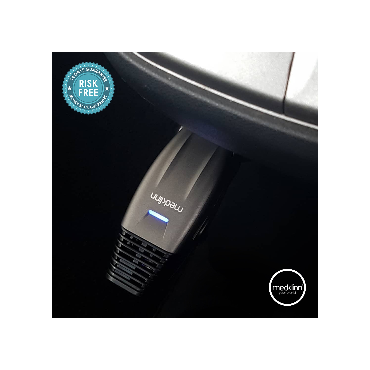 Medklinn Autoplus Air Purifier, Surface Sterilizer & Odour Eliminator