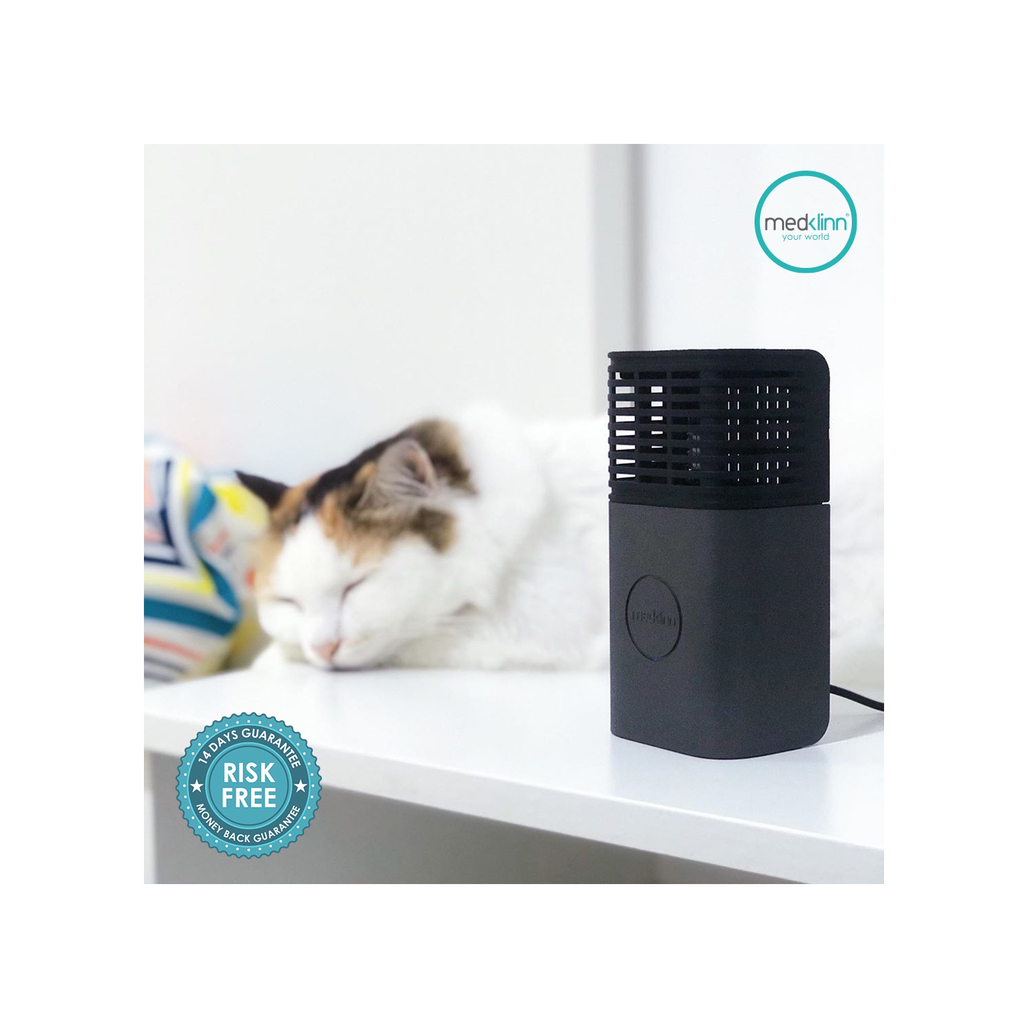 Purificateur d’air, filtre à air, stérilisateur de surface et éliminateur d’odeurs Versa 45 de Medklinn - 450 pi2