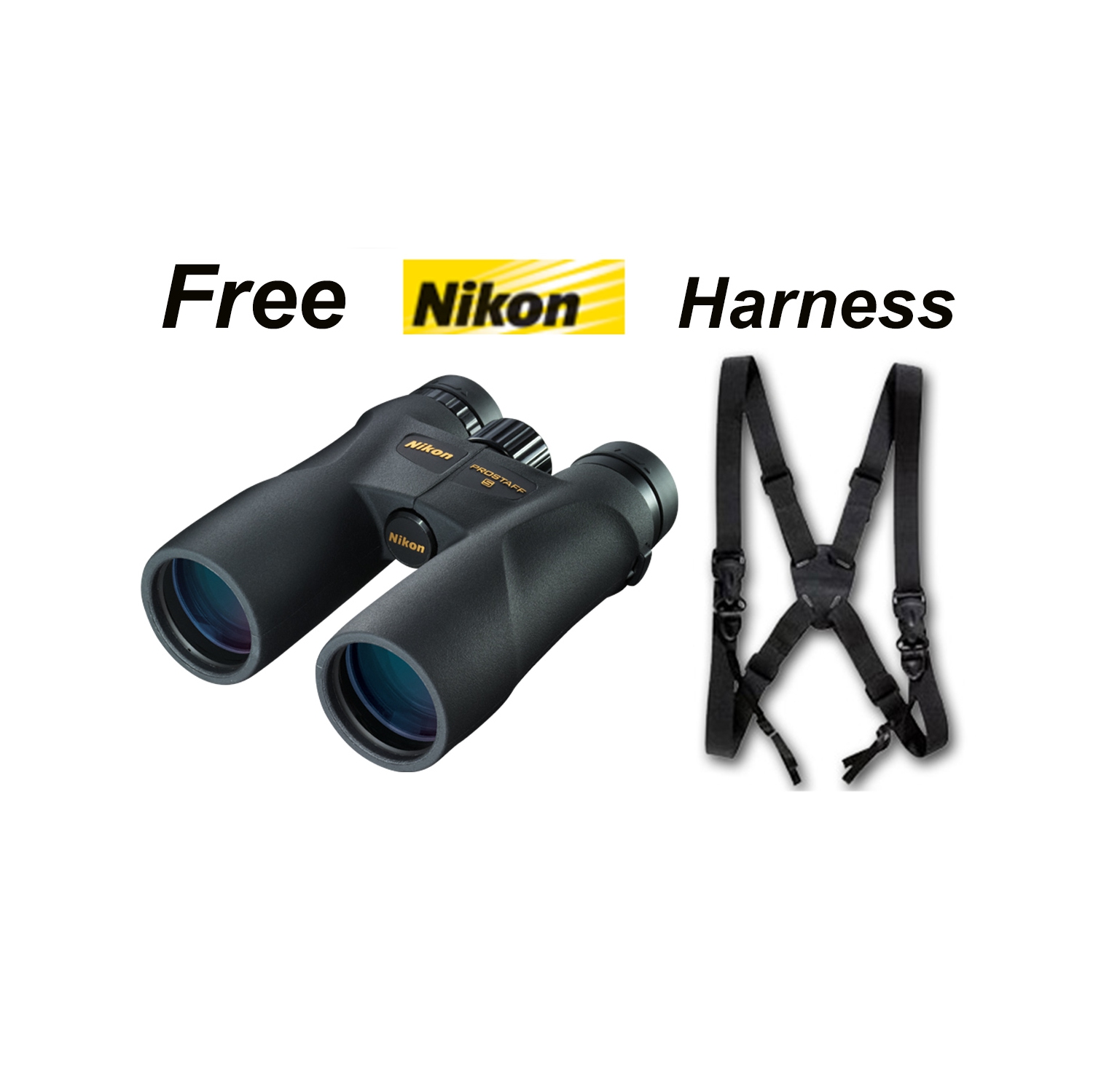 Nikon Prostaff 5 10x42 WP Roof Prism Binoculars #7571 + Deluxe