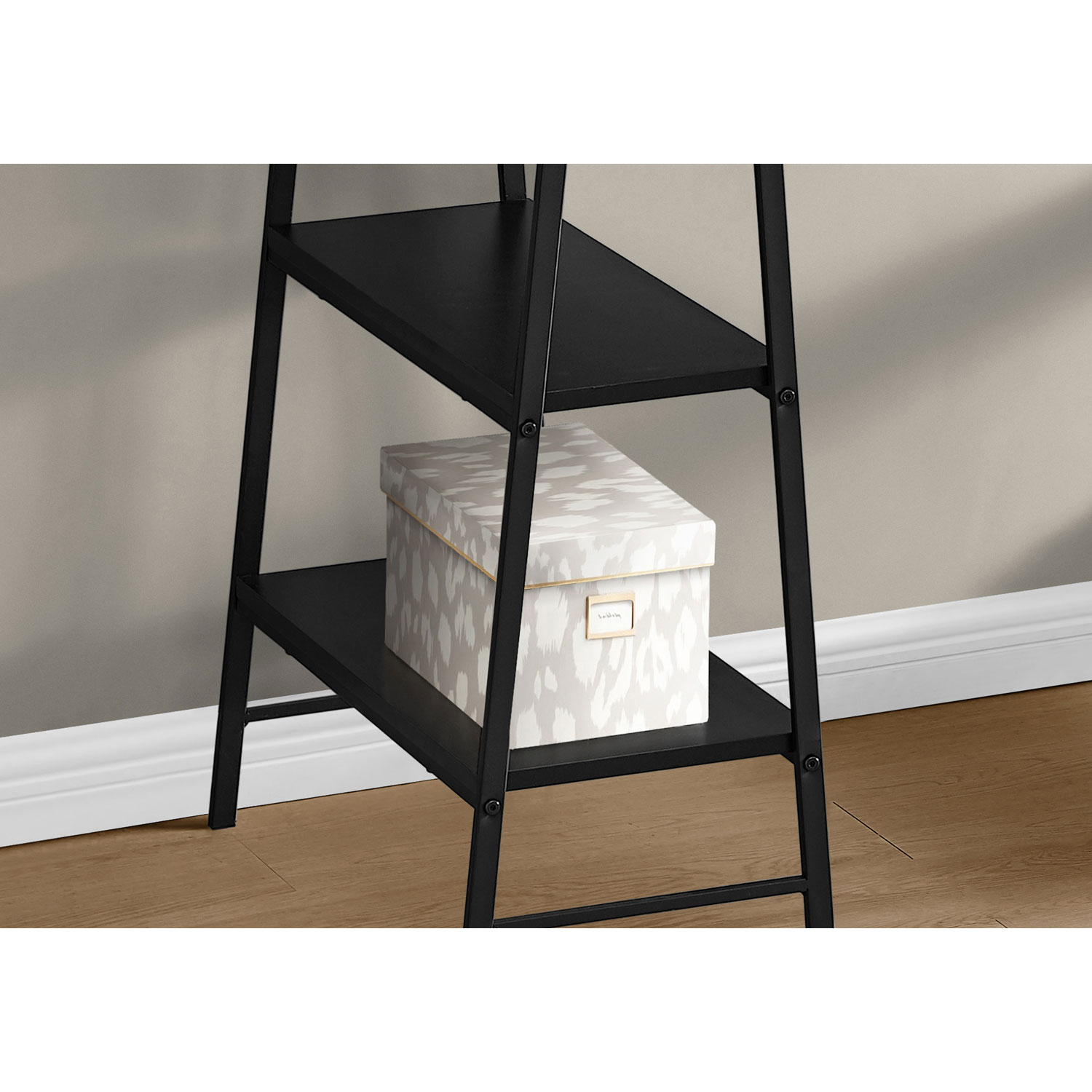 Monarch 47.25"W Computer Desk with 4 Shelves - Black