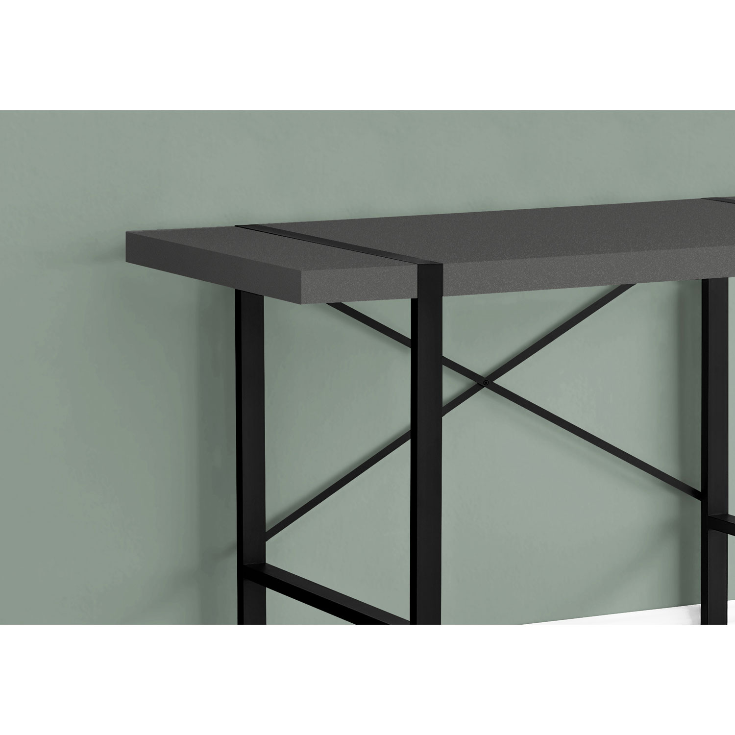Monarch 49"W Computer Desk - Grey/Black