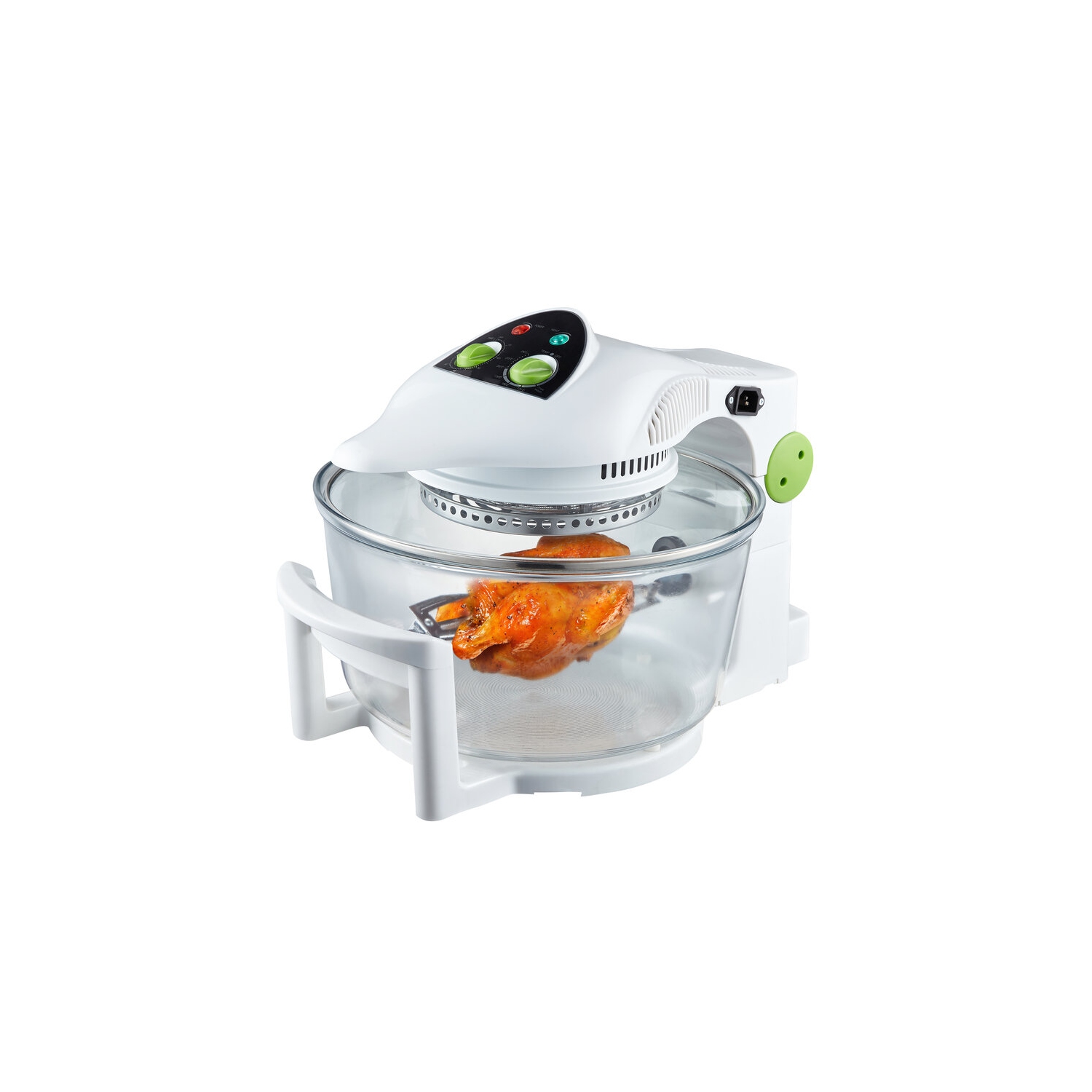 Vesta Tabletop Halogen Oven, Oil-Less Air Fryer, VHO-D11 1200W 12L, White Color with Time/Temperature Dials and Recipes