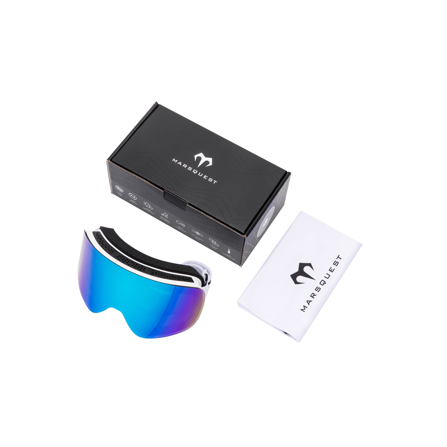 Lunettes de neige MarsQuest, modèles cylindriques