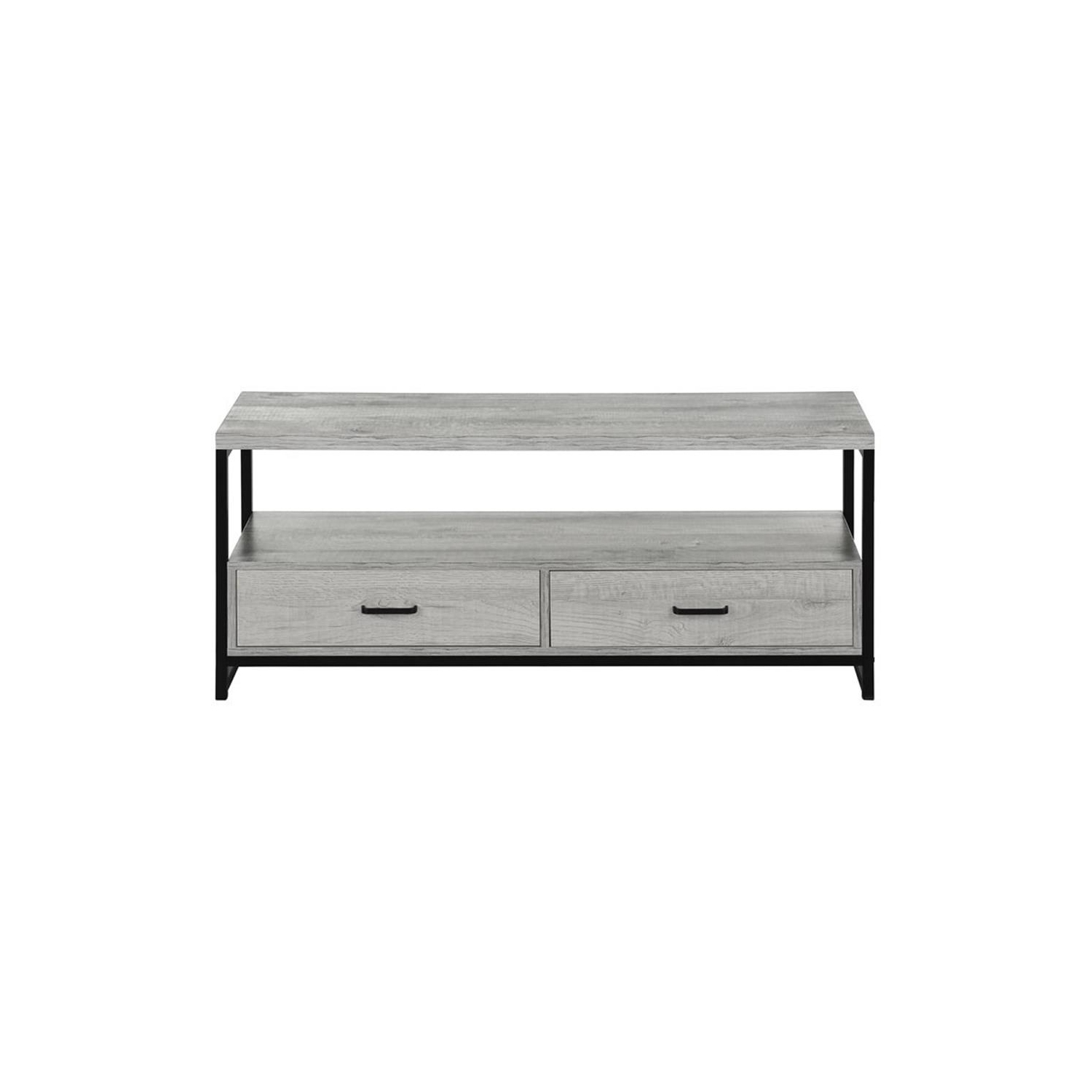 Monarch Specialties I 2871 Tv Stand - 48" Long / Grey / Black Metal