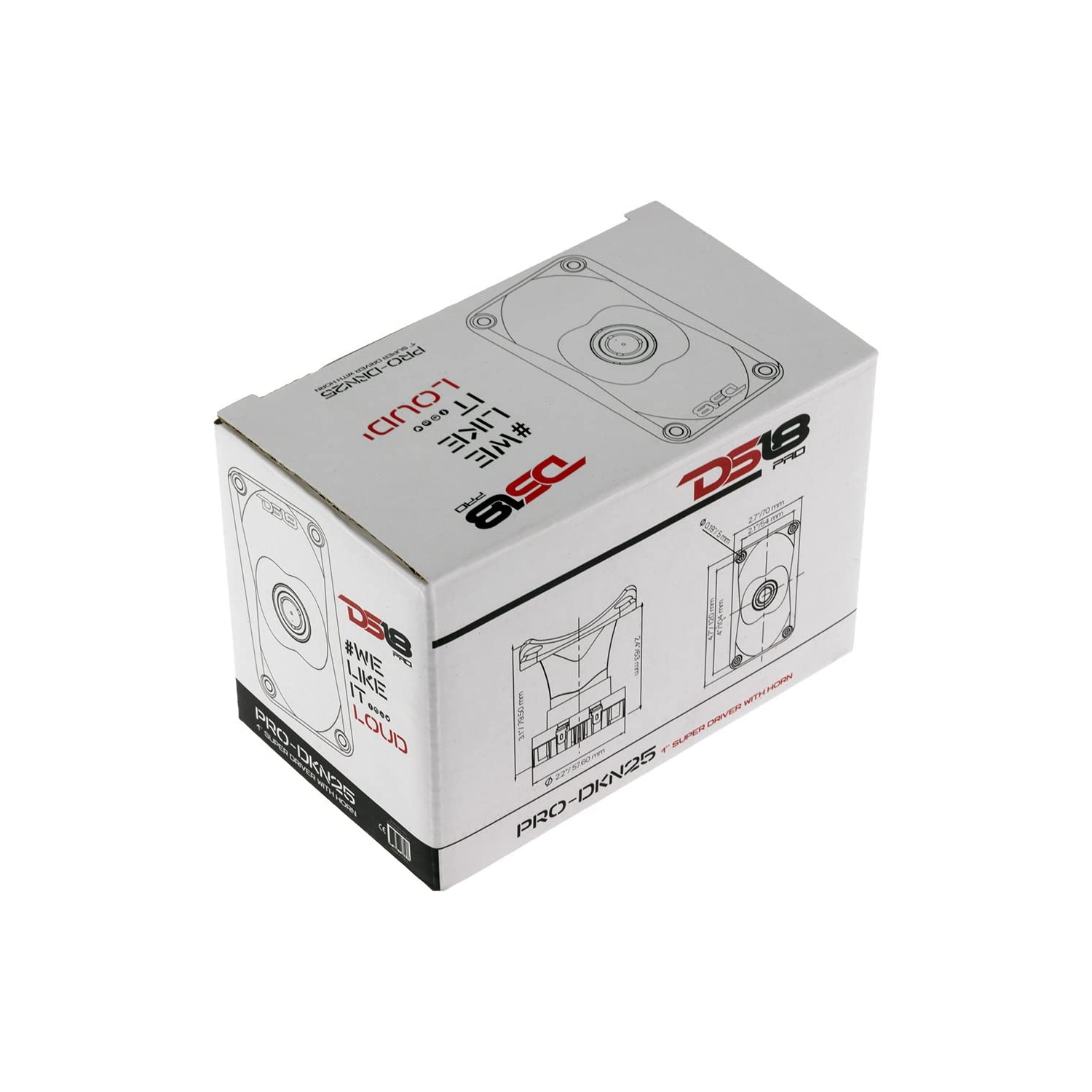 DS18 PRO-DKN25 1" VC Compression Driver Horn 8-ohm, 120 Watt - Sold Individually