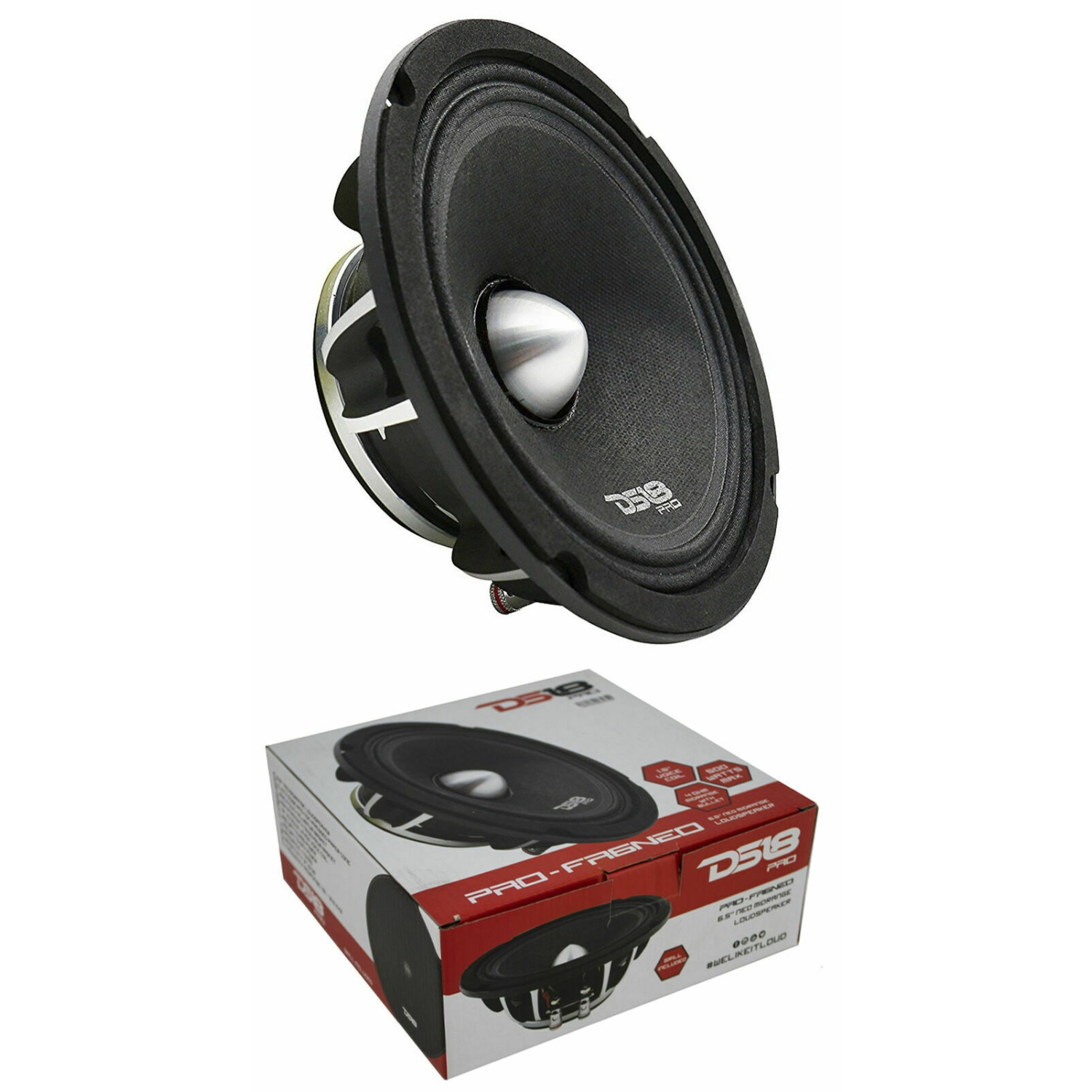 Haut-parleur de milieu de gamme DS18 PRO-FR6NEO 6,5 po 4 ohms, 500 W - vendu séparément