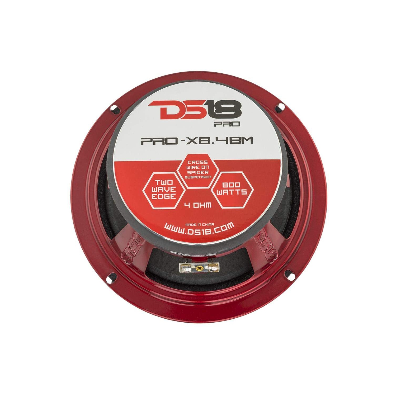 DS18 PRO-X8.4BM 8" Midrange Speaker 4-ohm, 800 Watt - Sold Individually