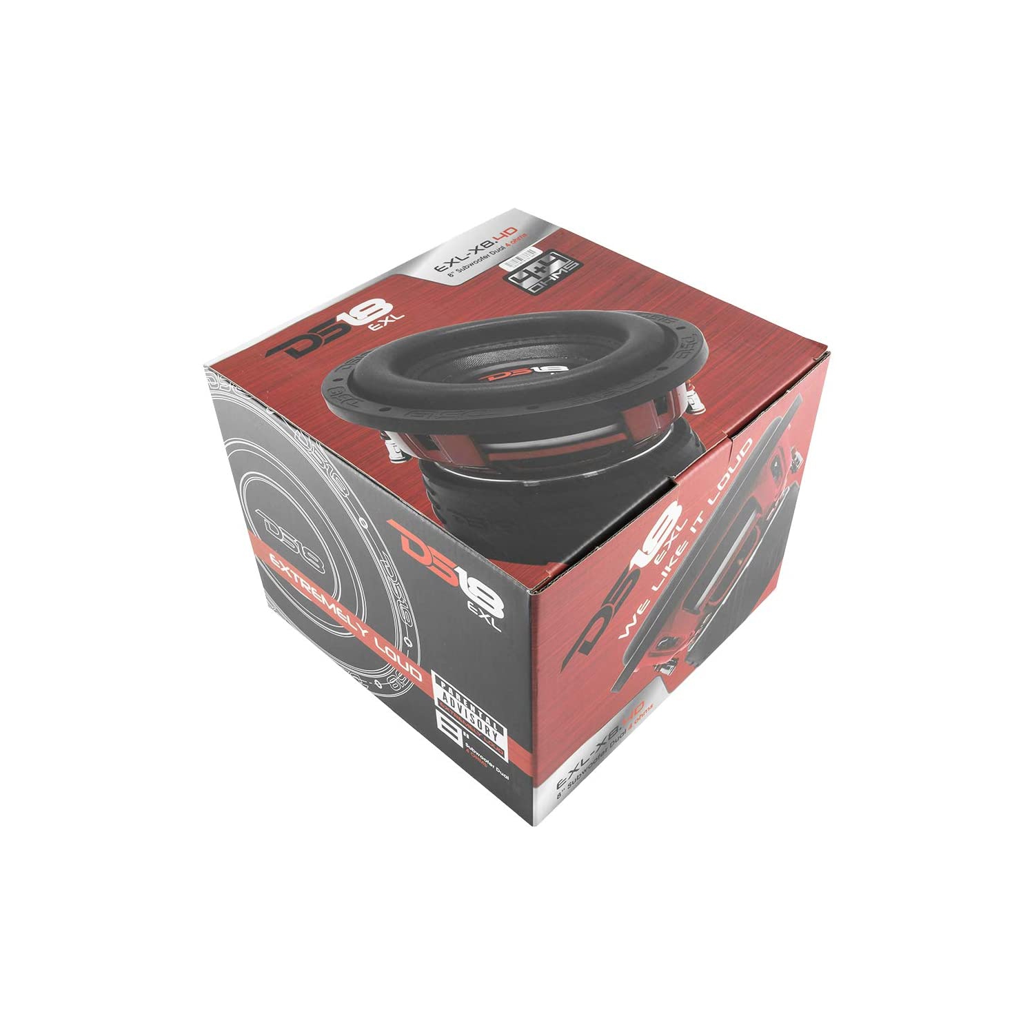 DS18 EXL-X8.4D 1,200W Max Dual 4-ohm 8" Subwoofer
