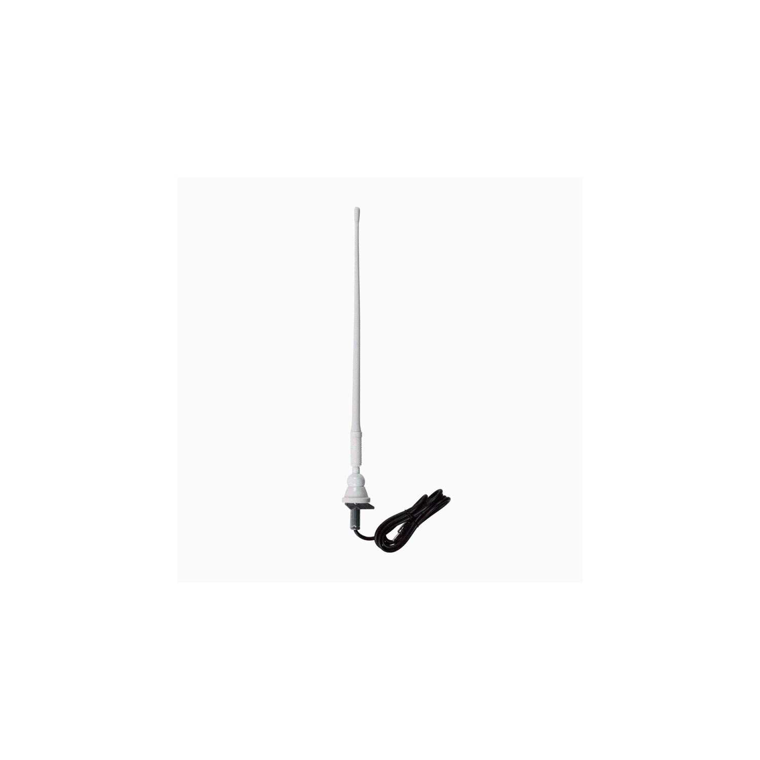 Metra – MAUS07R – Antenne marine en caoutchouc blanche universelle 44-MAUS07R
