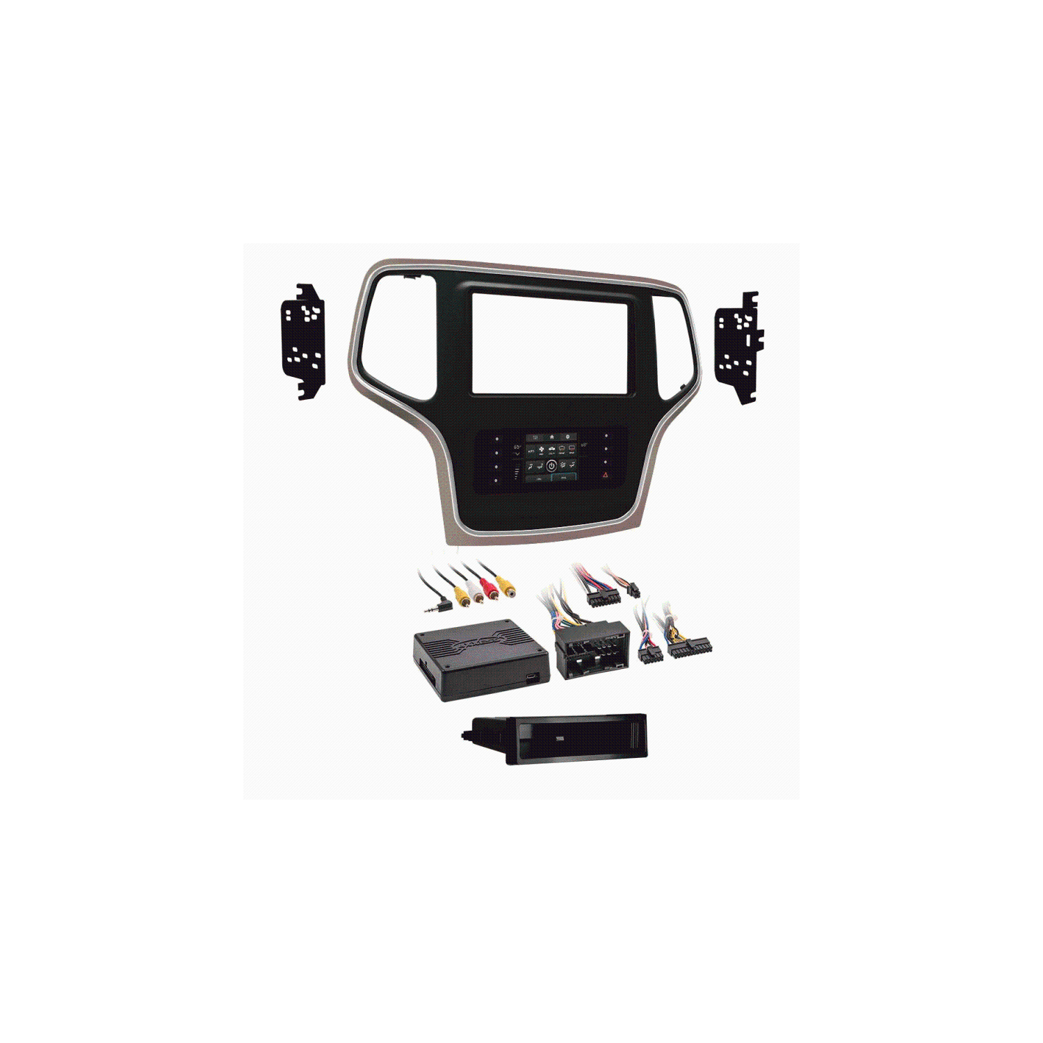 Metra 99-6536BZ Single/Double DIN Dash Kit for Select 2014-Up Jeep Grand Cherokee Vehicles
