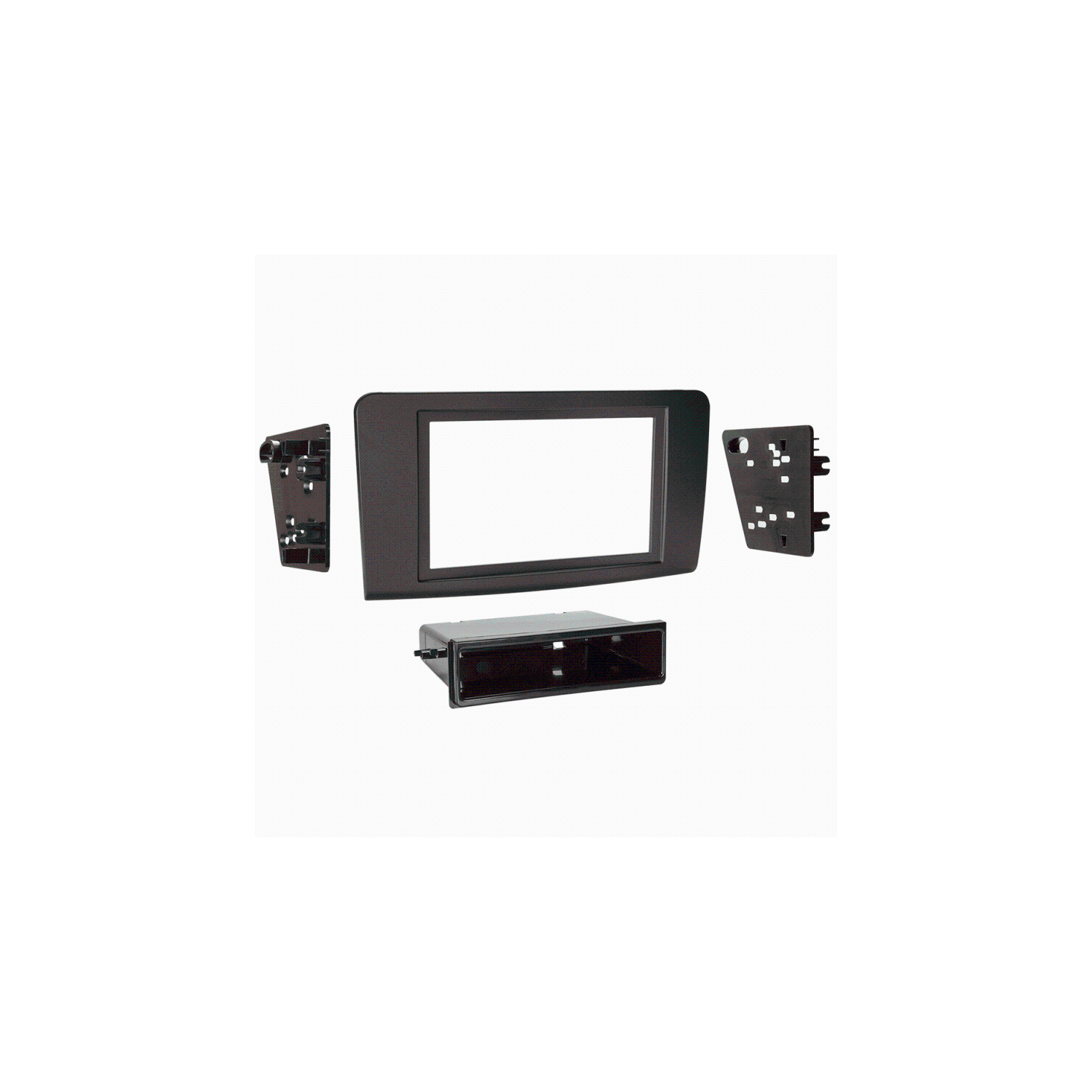 Metra 99-8723B Single/Double DIN Dash Kit for Select 2006-2011 Mercedes Benz ML Class Vehicles