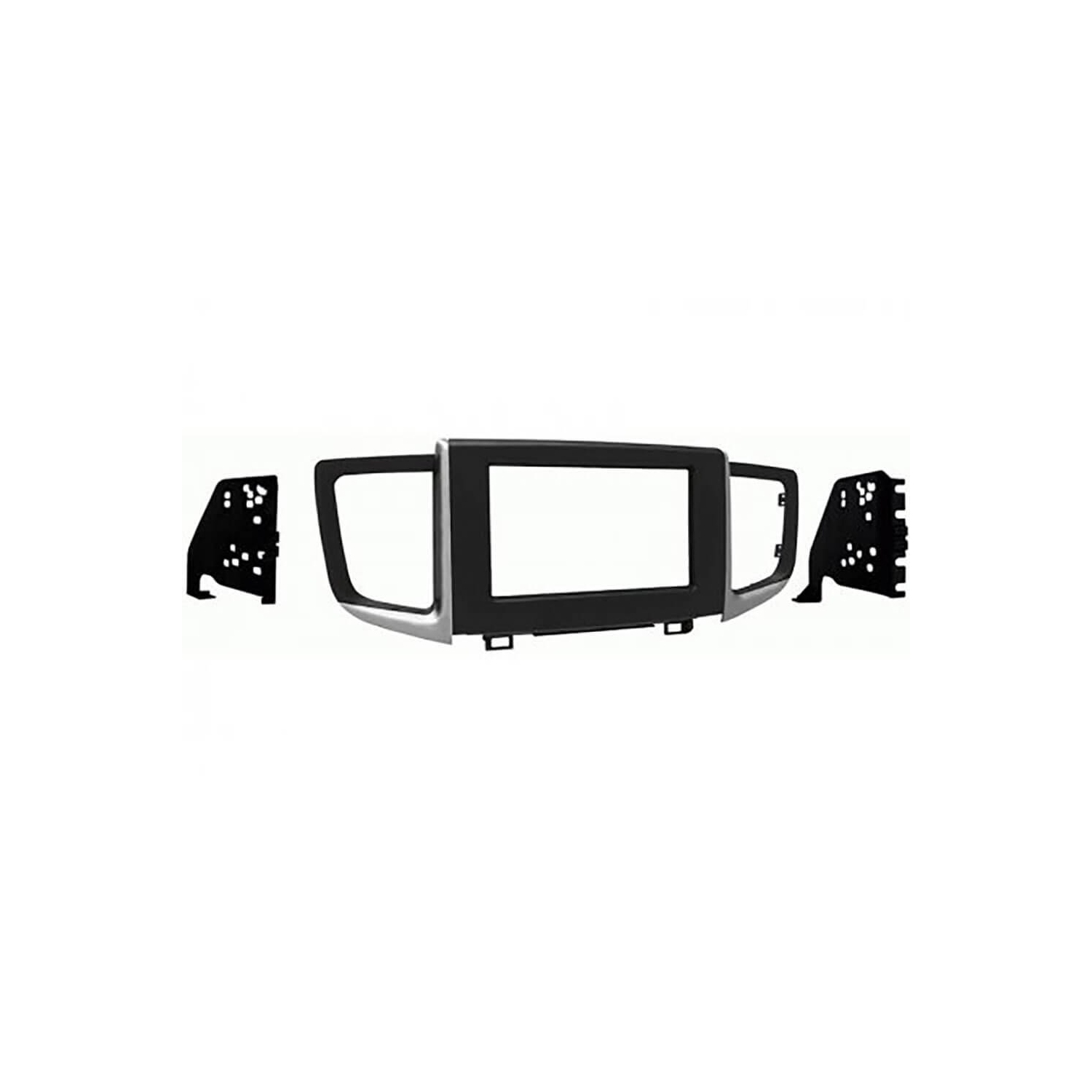 Metra 95-7811B Matte Black Double DIN Stereo Dash Kit for 2016-up Honda Pilot