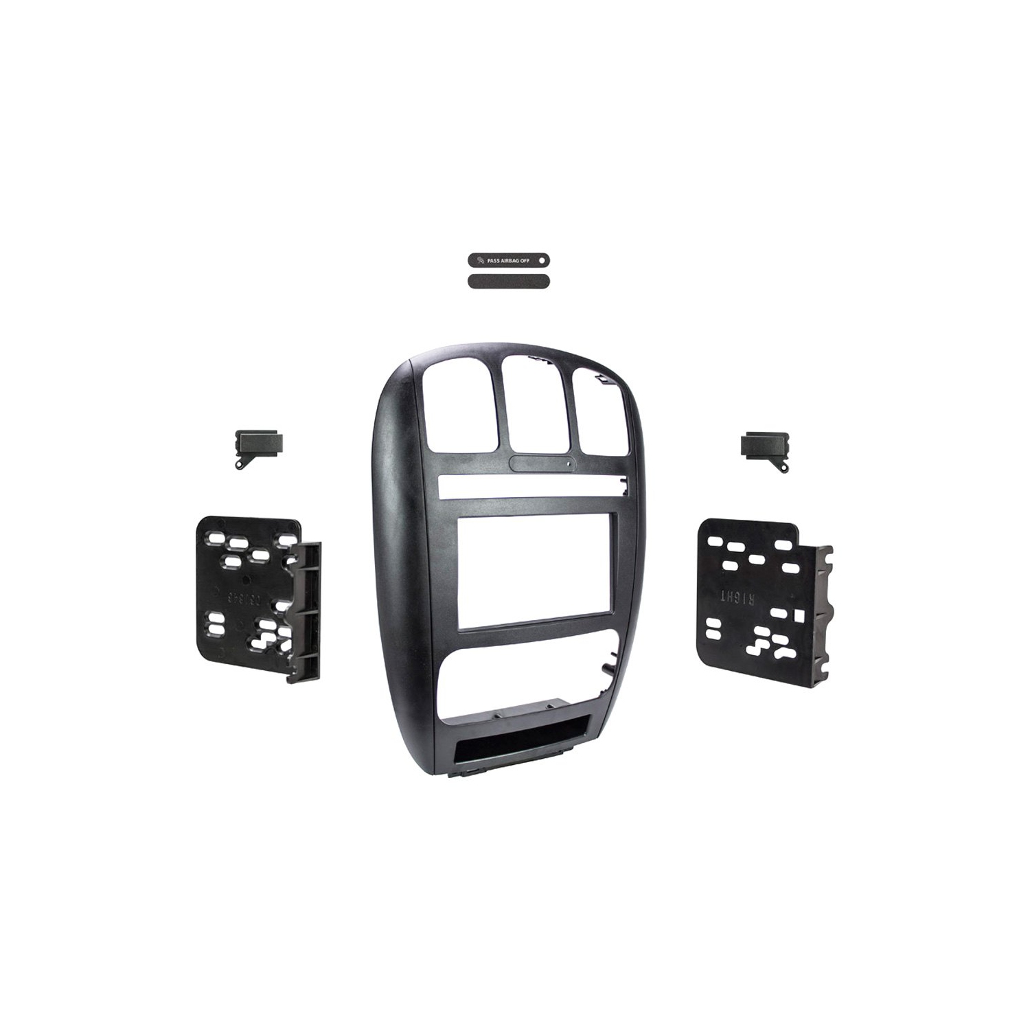 Trousse double DIN de tableau de bord 95-6539 de Metra pour Chrysler/Dodge 2001-2007 sélectionné