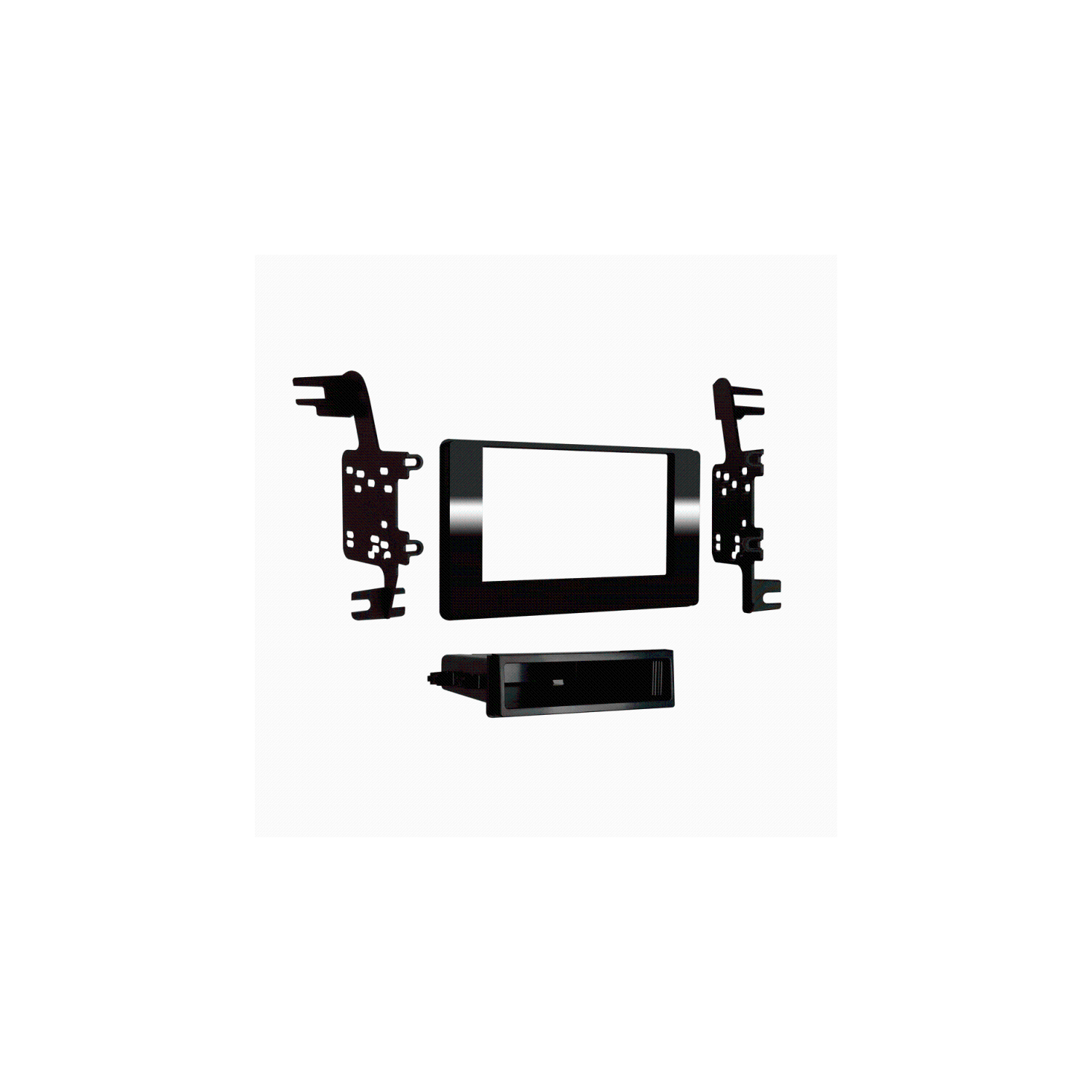 Metra 99-8250 ISO Single DIN Dash Kit with Pocket for Select 2015-Up Toyota Sienna Vehicles
