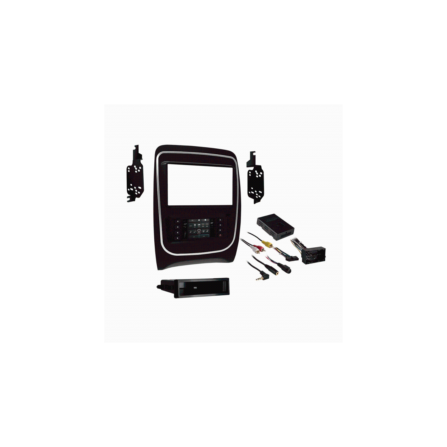 Trousse pour tableau de bord 99-6537B DIN simple/double de Metra pour certains véhicules Dodge Durango 2014 et plus