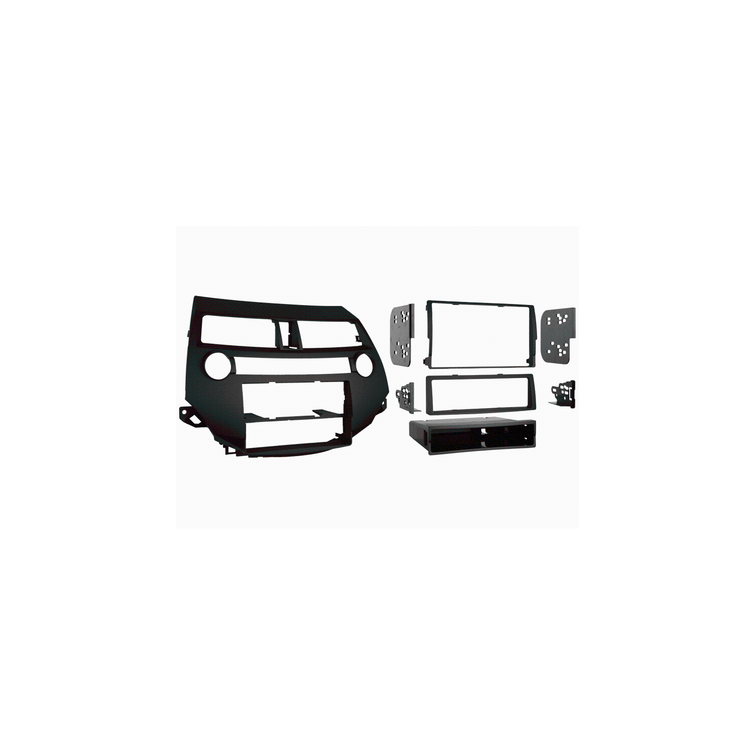 Metra 99-7874 Single DIN / Double DIN Installation Kit for 2008-2009 Honda Accord Vehicles w/o Dual-Zone Climate Controls