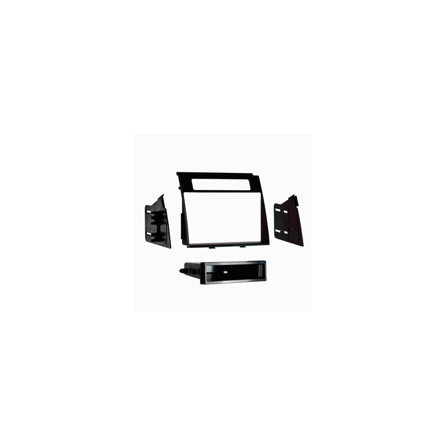 Metra 99-7349B Kia Soul 2012-13 ISO Single/Double DIN Dash Installation Kit W/Pocket