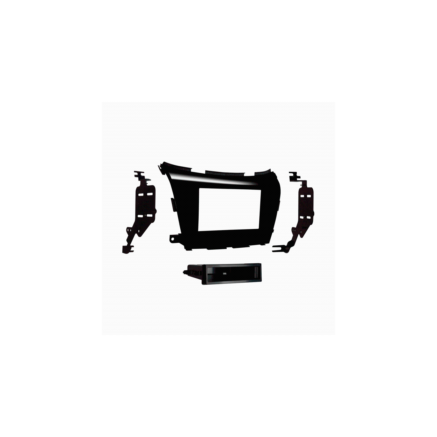 Metra 99-7628BHG Single or Double DIN Dash Kit w/ Pocket for 2015 - Up Nissan Murano