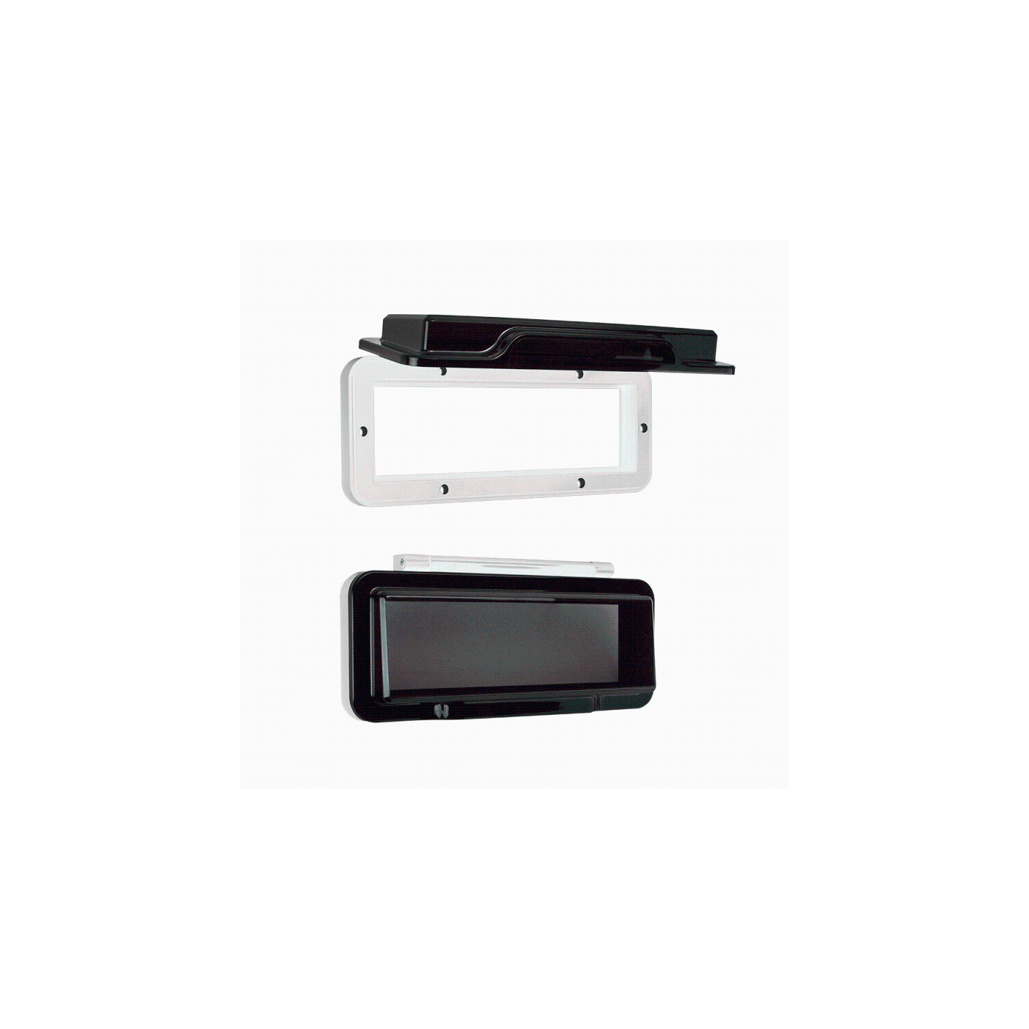 Metra 99-9003W Marine Transparent Smoke Tinted Door Cover - White