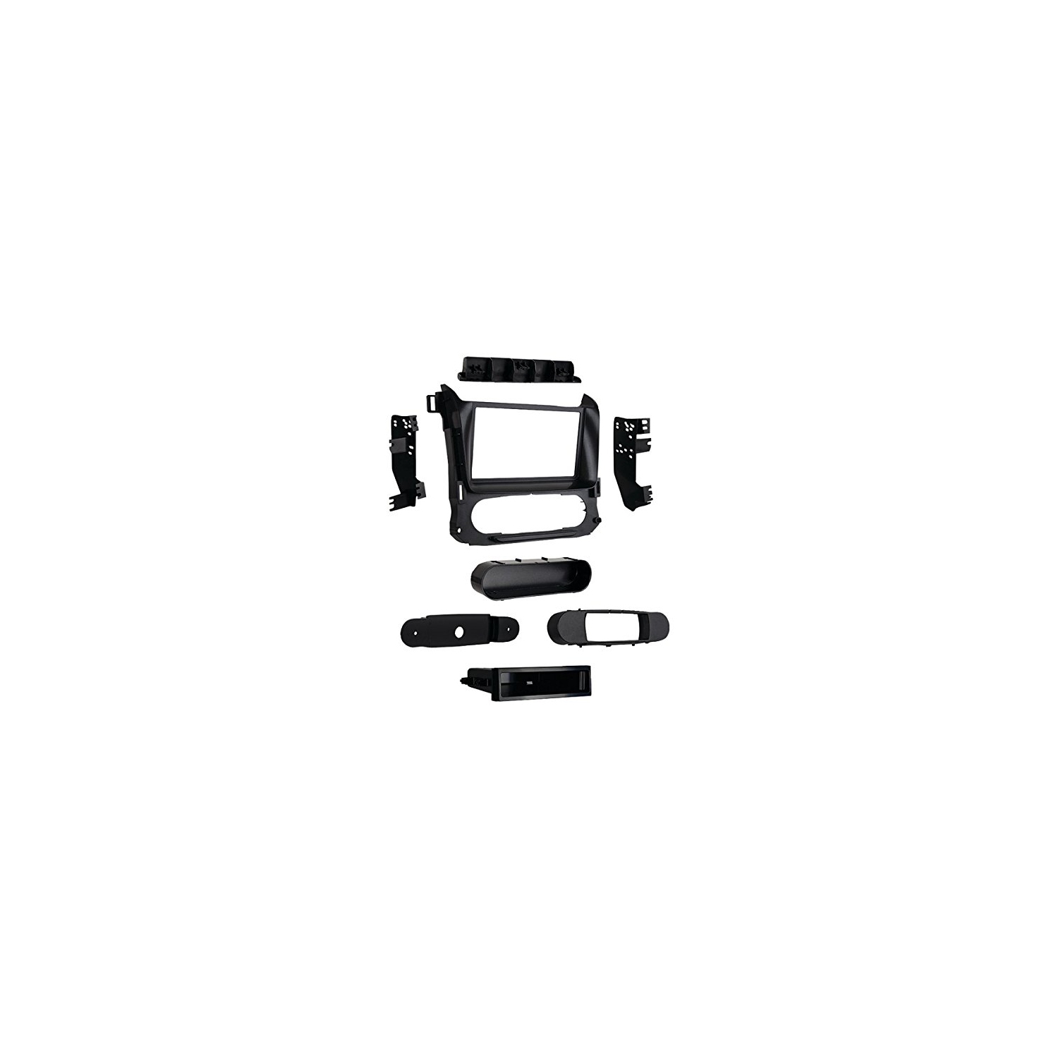 Metra 99-3015G Double/Single DIN Installaton Dash Kit for 2015-Up Tahoe, Suburban and Yukon