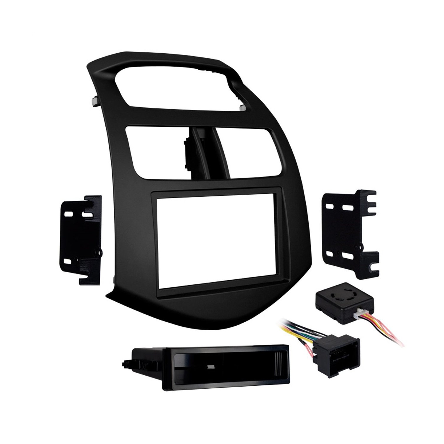 Metra – 99-3309B-LC – trousse d’installation stéréo simple/double DIN pour Chevrolet Spark 2013-Up