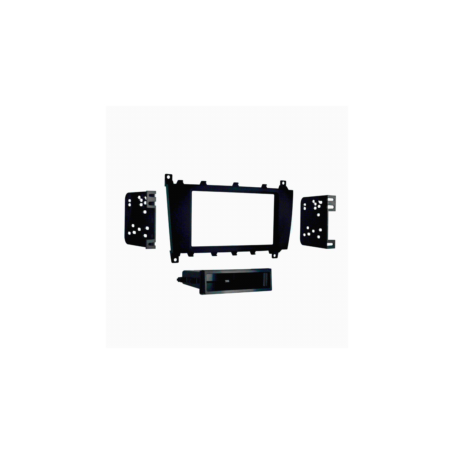 Metra 99-8721B Double or Single Din with Pocket Installation Kit for Select 2005-2007 Mercedes-Benz Vehicles