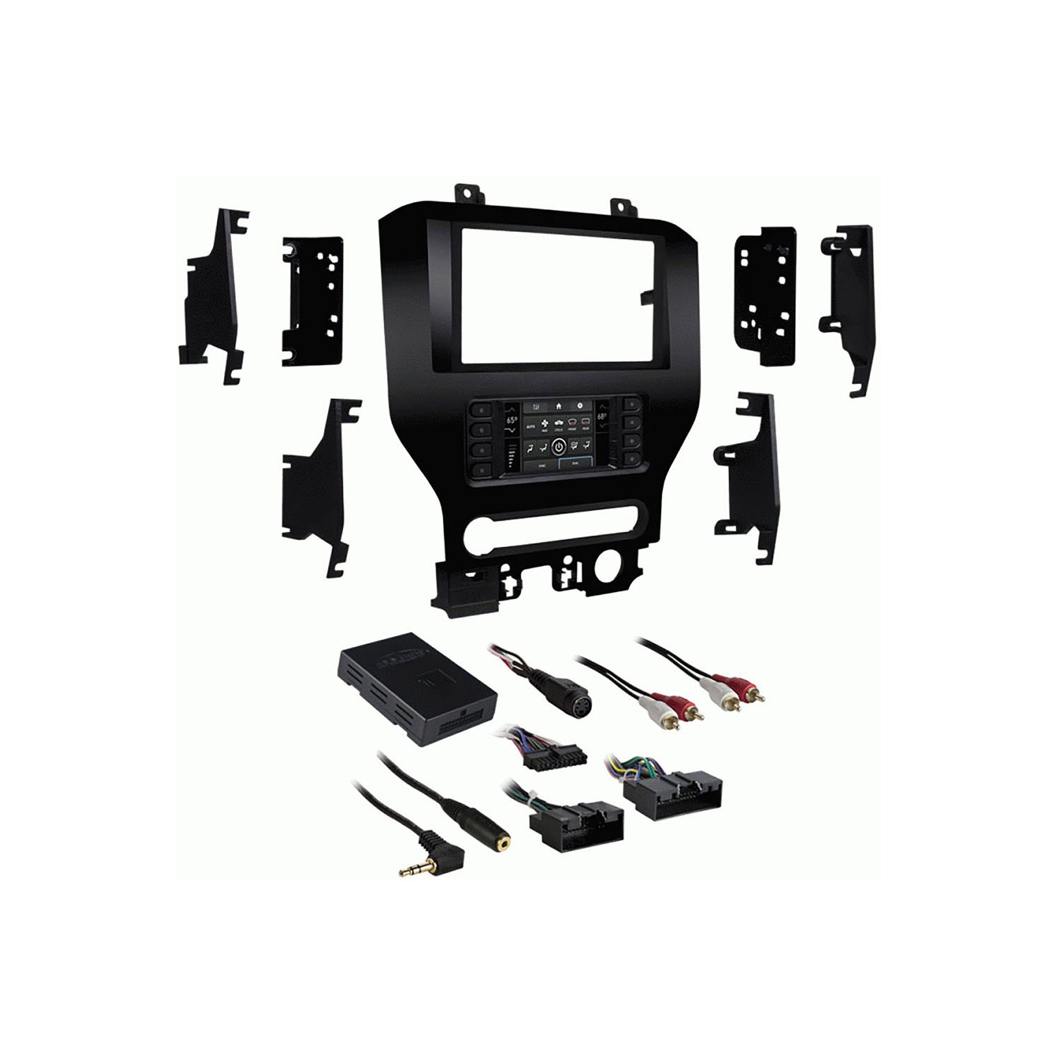 Metra 99-5838CH Single/Double DIN Dash Kit for Select 2015-Up Ford Mustang Vehicles