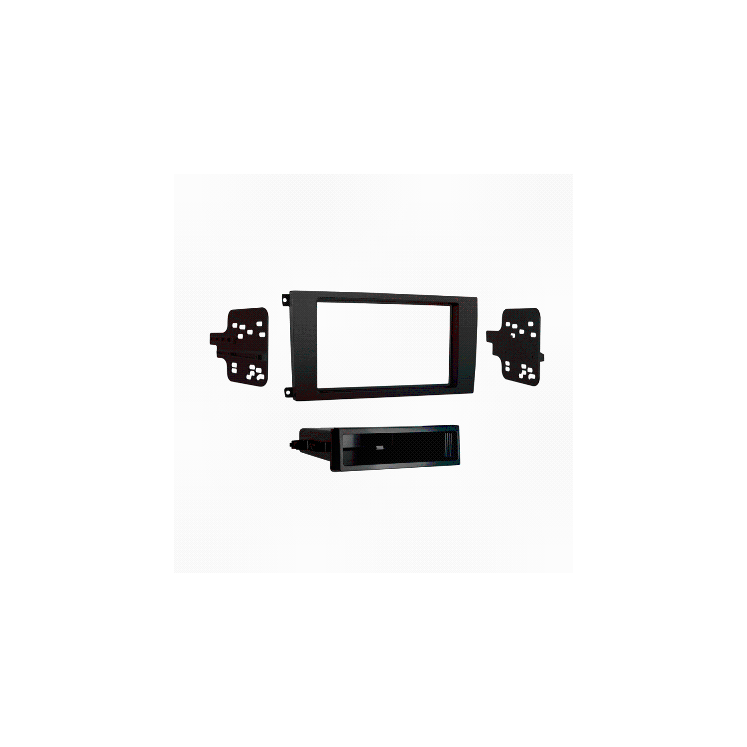 Metra 99-9604B Single/Double DIN Dash Kit for Select 2003-2010 Porsche Cayenne Vehicles