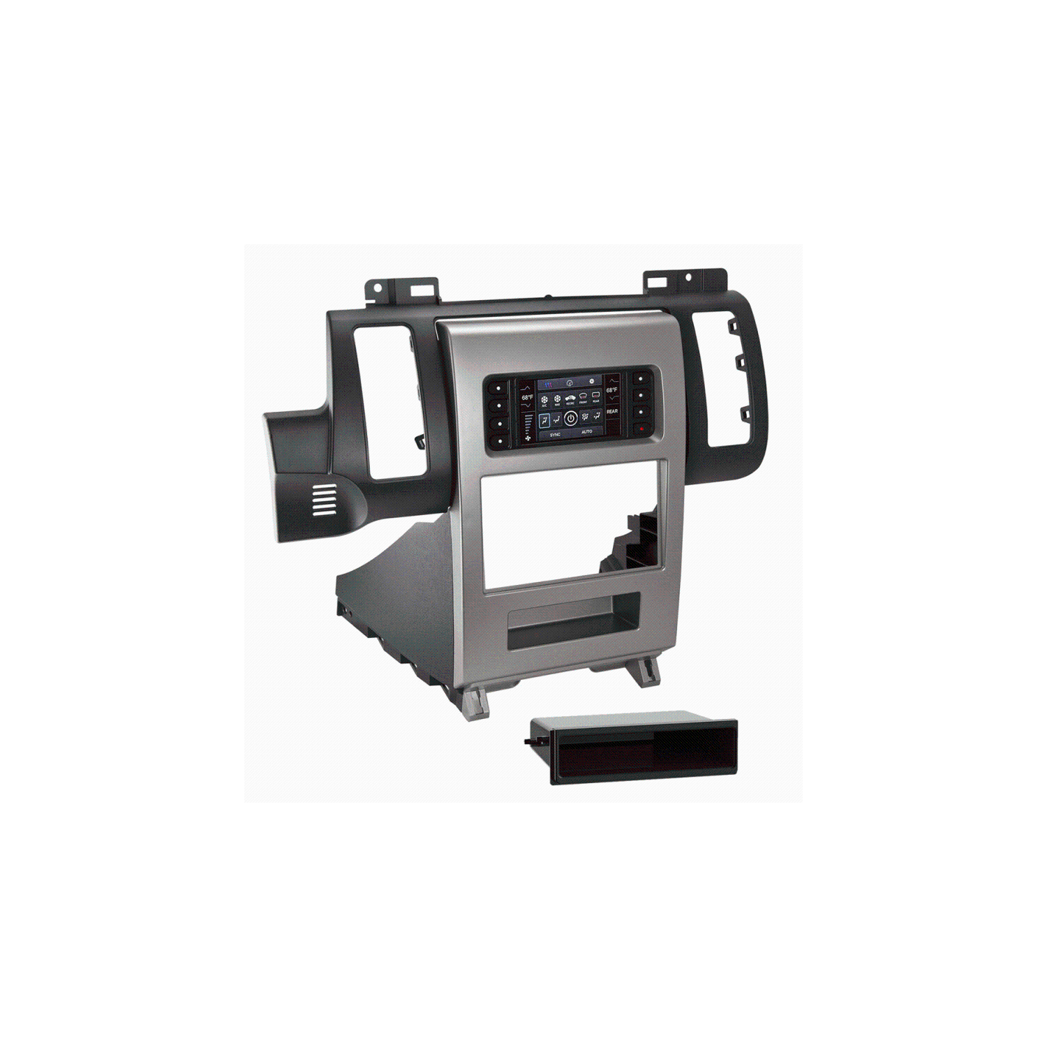 Trousse de tableau de bord DIN simple/double 99-5842B de Metra pour Ford Flex 2008-2012 sélectionné