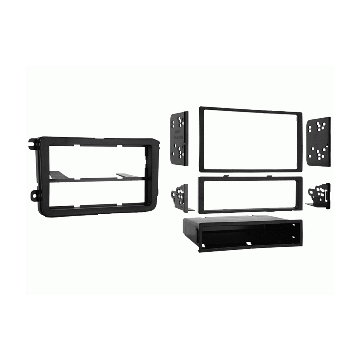 Metra 99-9011 Single/ Double DIN Installation Multi-Kit for Select Volkswagen Vehicles 2005-Up
