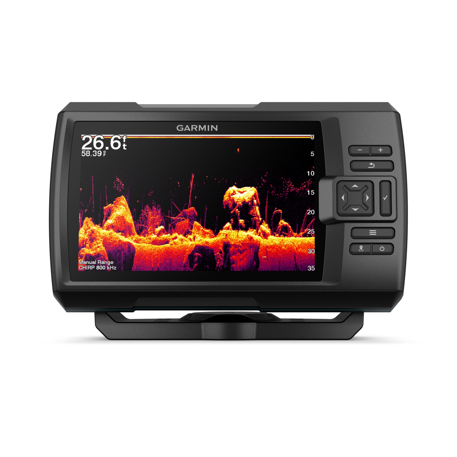 Garmin Striker Vivid 7cv 7" Display Fishfinder with GT20-TM Transducer, GPS and Wi-Fi Connectivity