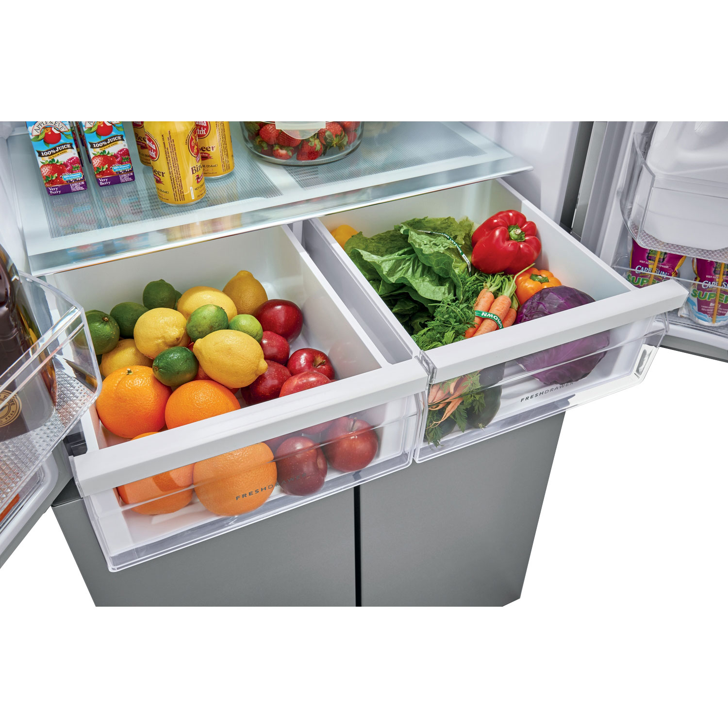 Frigidaire 33" 17.4 Cu. Ft. French Door Refrigerator - Brushed Steel