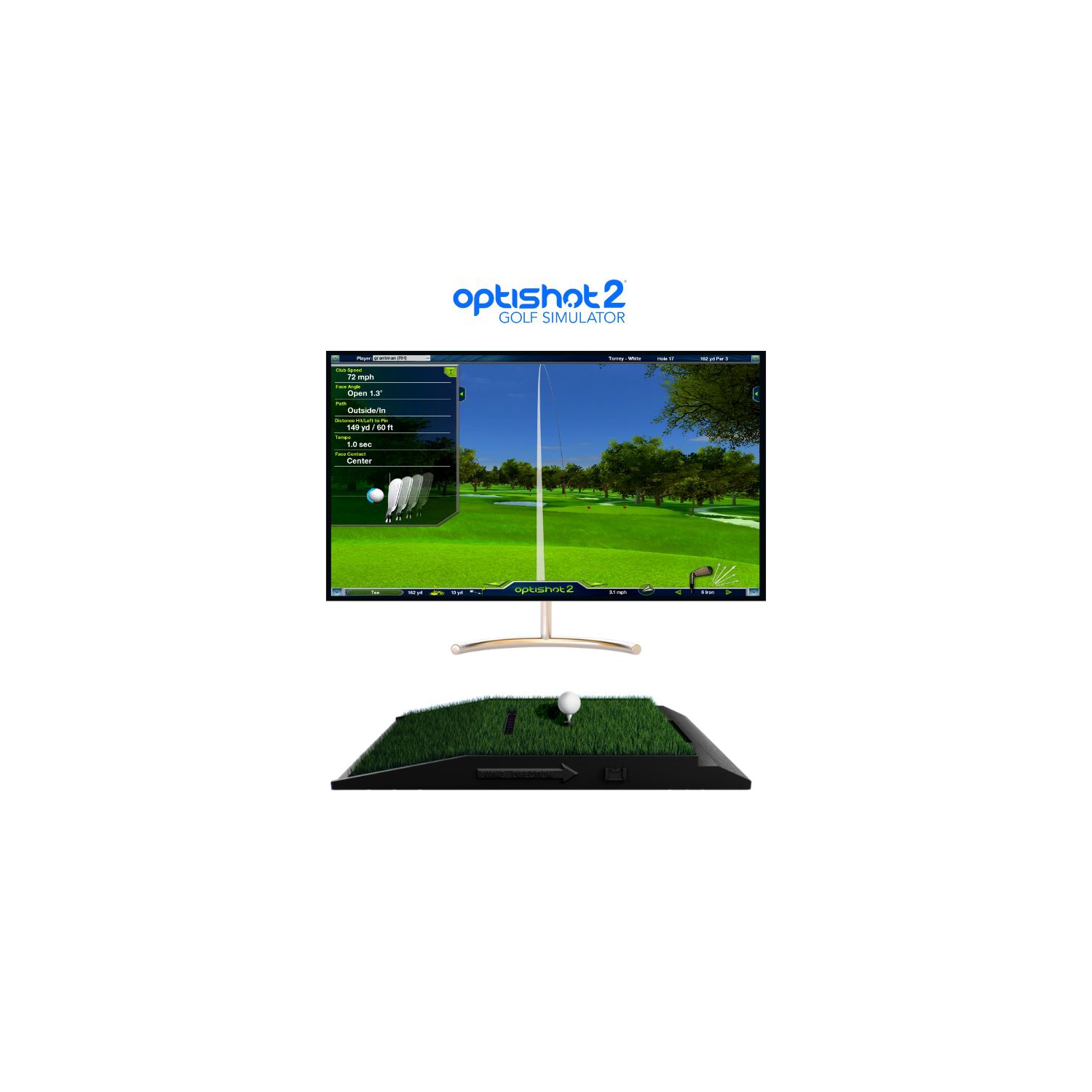 OptiShot 2 | In-home Golf Simulator Sensor Pad | Best Buy Canada