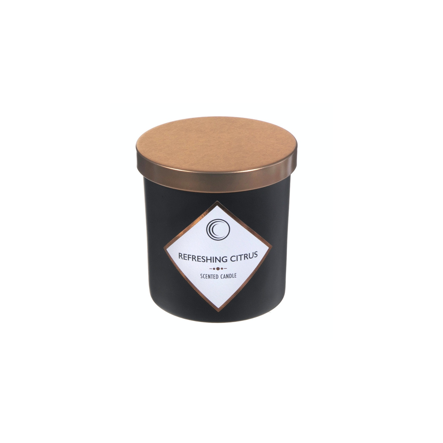 7Oz Matte Black Scented Candle With Lid - Set of 2